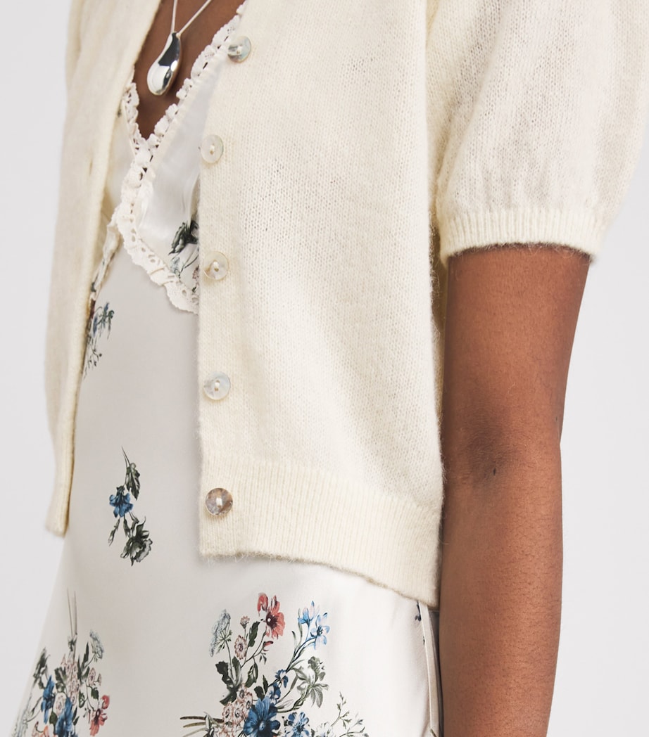 Alpaca-Blend Anisa Cardigan IVORY Image 6