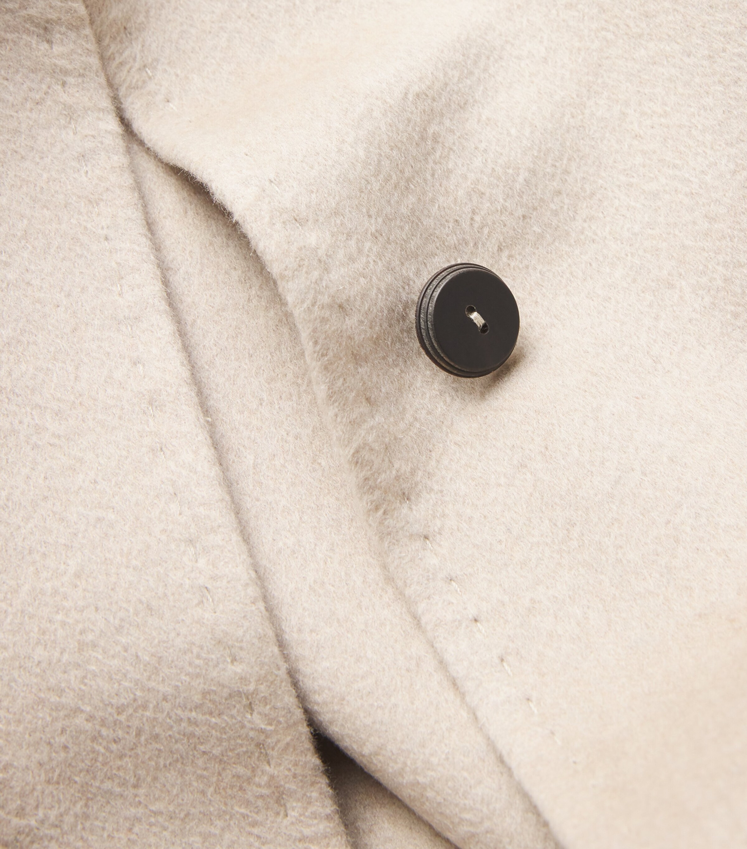 Cashmere Button-Up Coat BEIGE Image 5