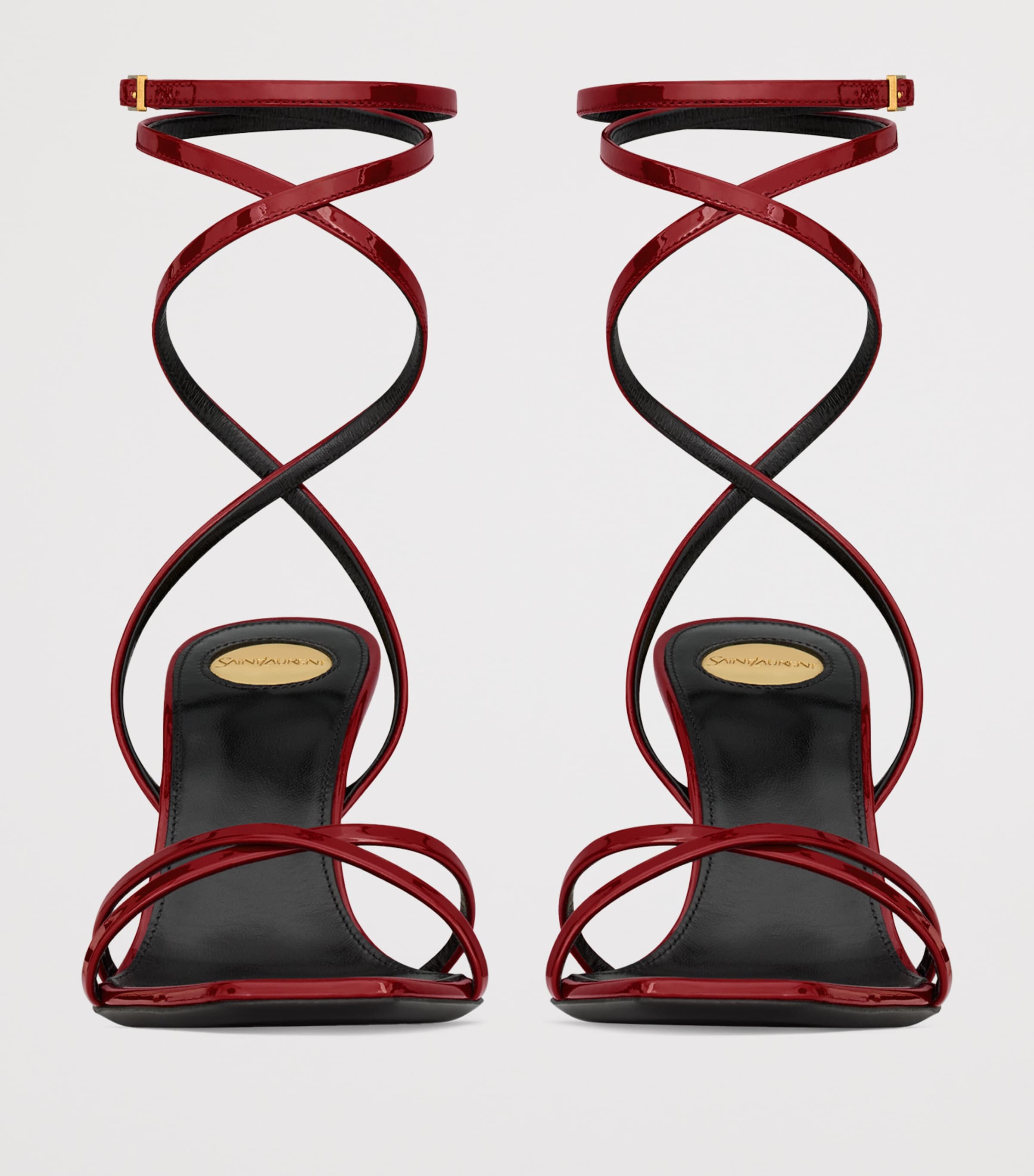 Saint Laurent Leather Opyum Sandals 110 Image 2
