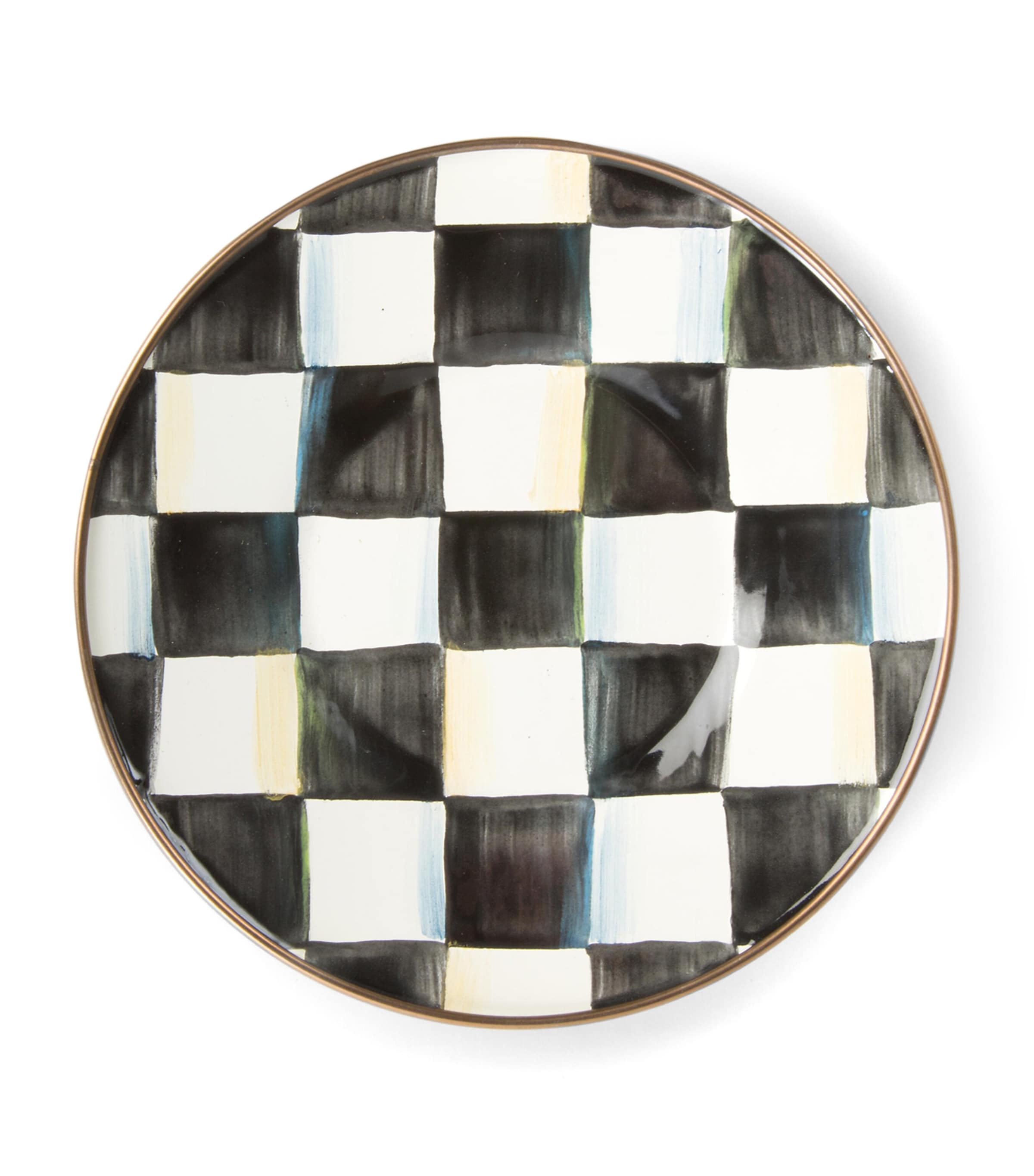 MacKenzie-Childs Courtly Check Saucer | Dining | Tableware | Tea Cups & Saucers | Designers | Mackenzie Childs