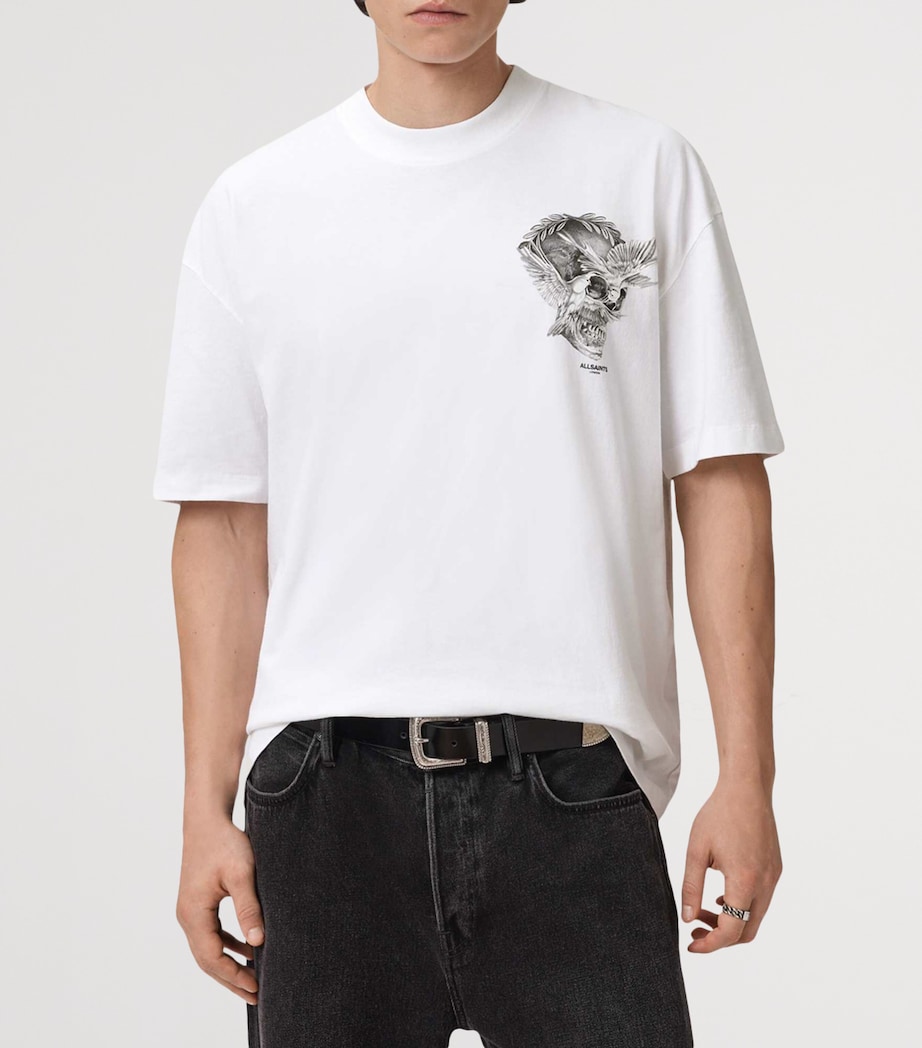 Cotton Mysteries Graphic T-Shirt OPTIC WHITE Image 6