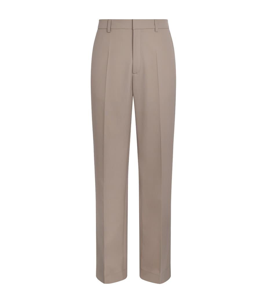 Séfr Mens Javier Wide-Leg Trousers Light Summer Taupe Image 1