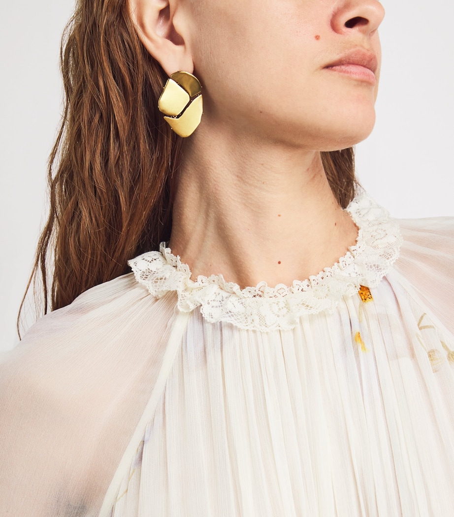 Memento Peplum Flutter Midi Dress CDAS/CREAM DAISY Image 4