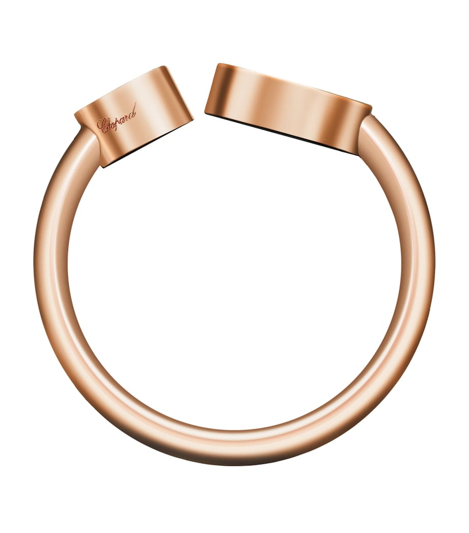 Rose Gold and Diamond Happy Hearts Ring Image 2