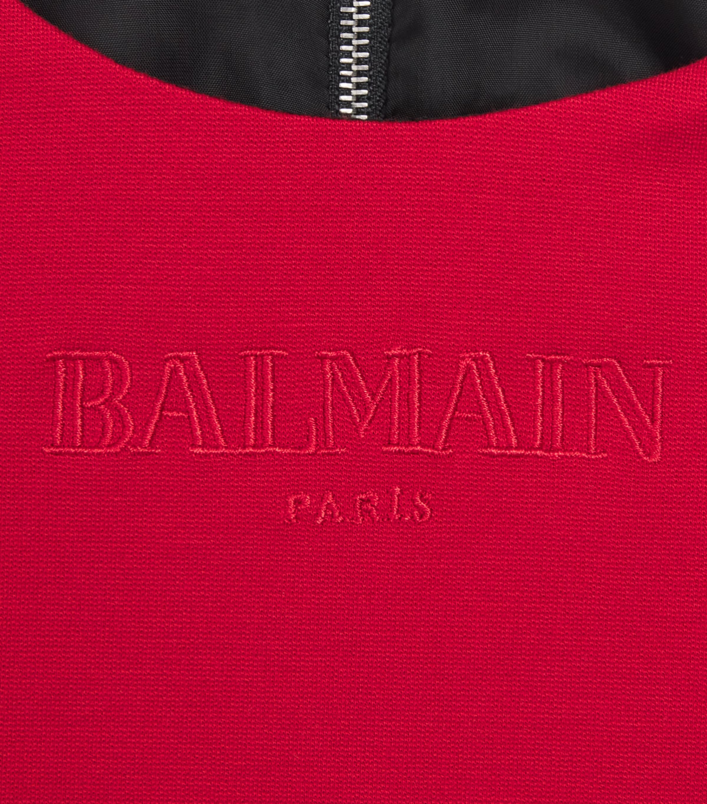 Balmain Kids Skater Dress (6-14 Years) Chili/argento Image 3