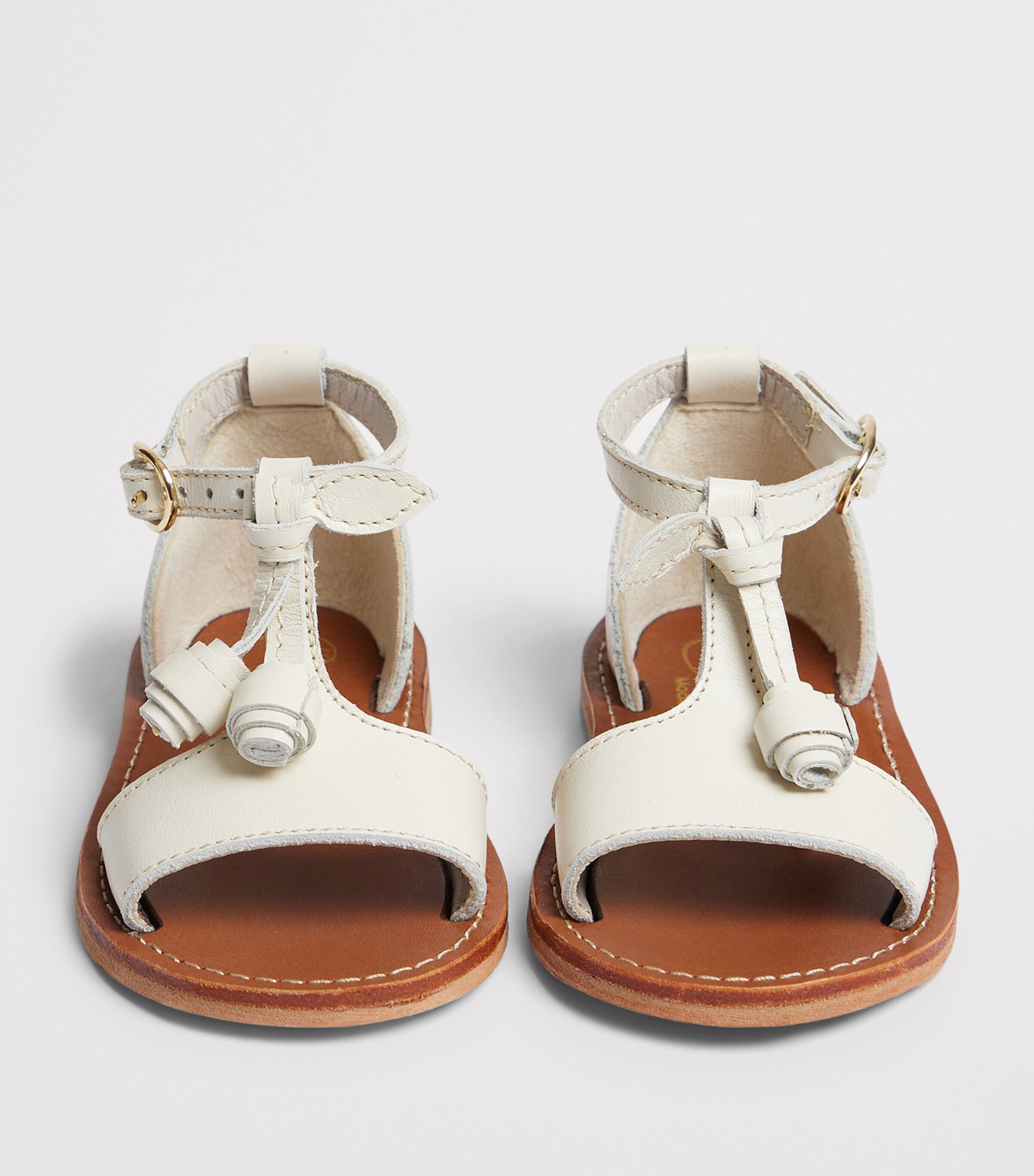 Leather Elmas Sandals BLANC LAIT Image 3