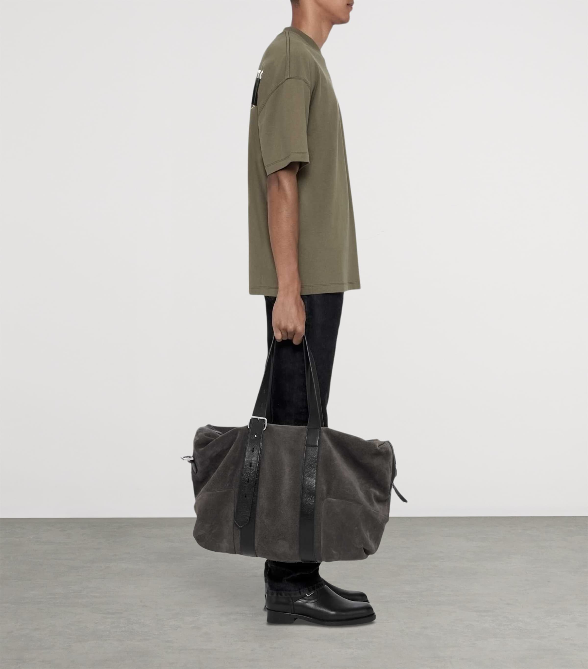 AllSaints Mens REDACT SS CREW Washed Khaki Image 5
