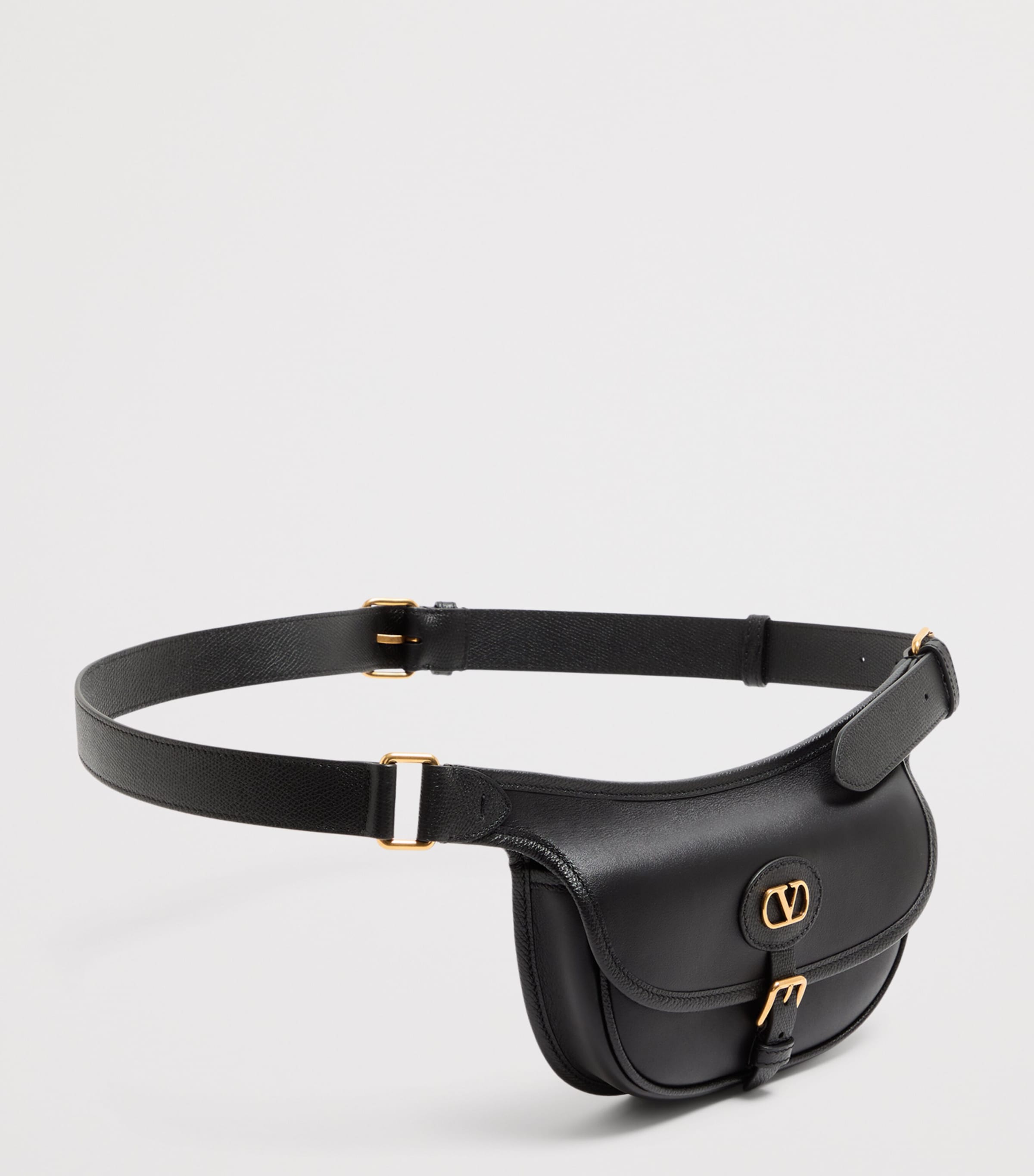 Small Leather VLogo Belt Bag 0NO Image 2