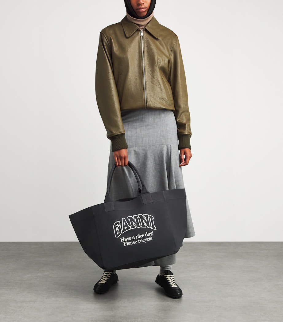 XXL Recycled Cotton Tote Bag 252 PHANTOM Image 2