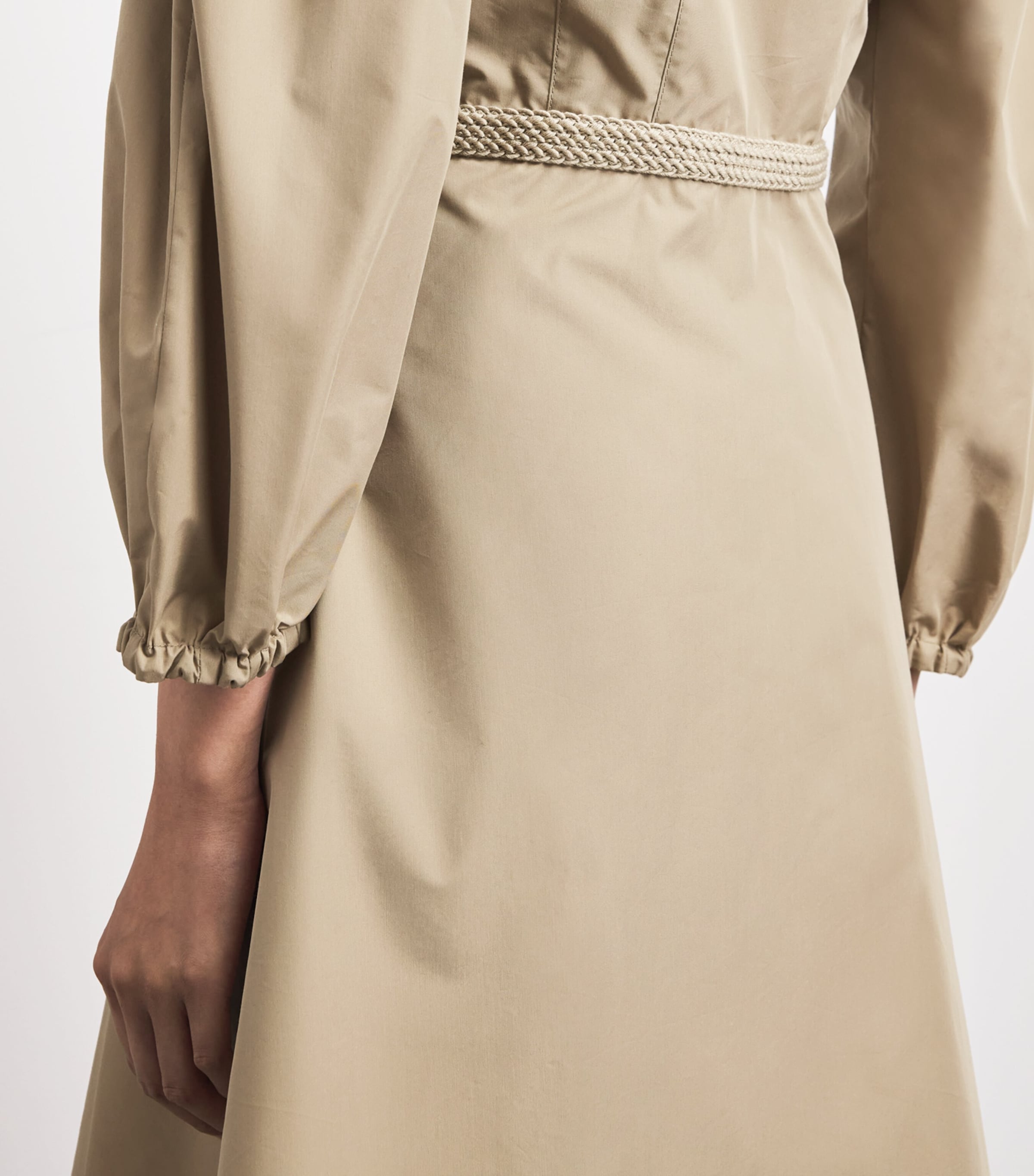 Moncler Womens Poplin Mini Dress Image 5