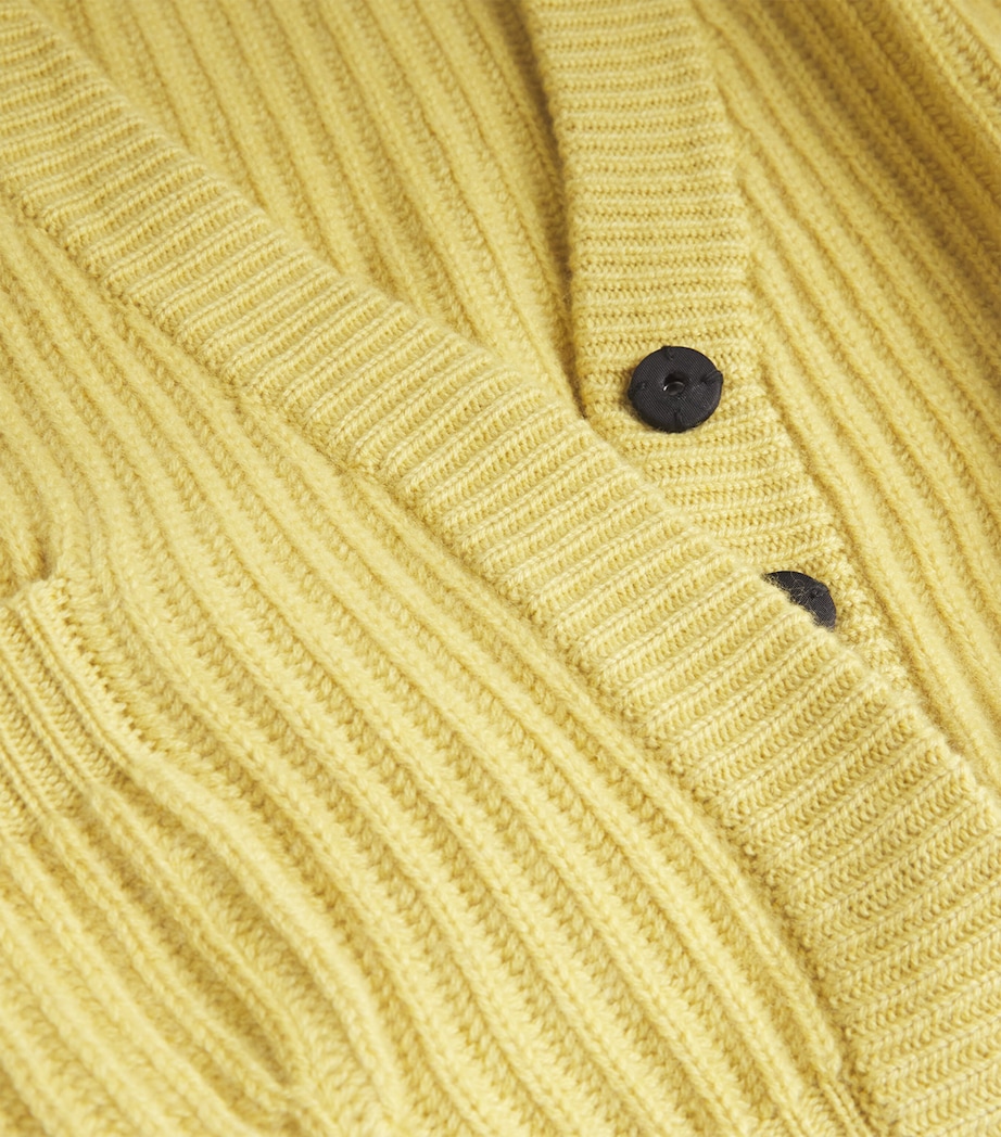 Cashmere Monaco Cardigan YELLOW Image 5