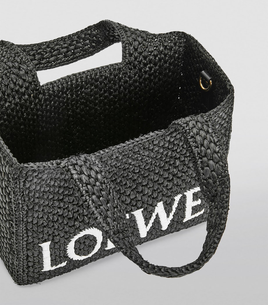 x Paula's Ibiza Small Font Tote Bag BLACK Image 5