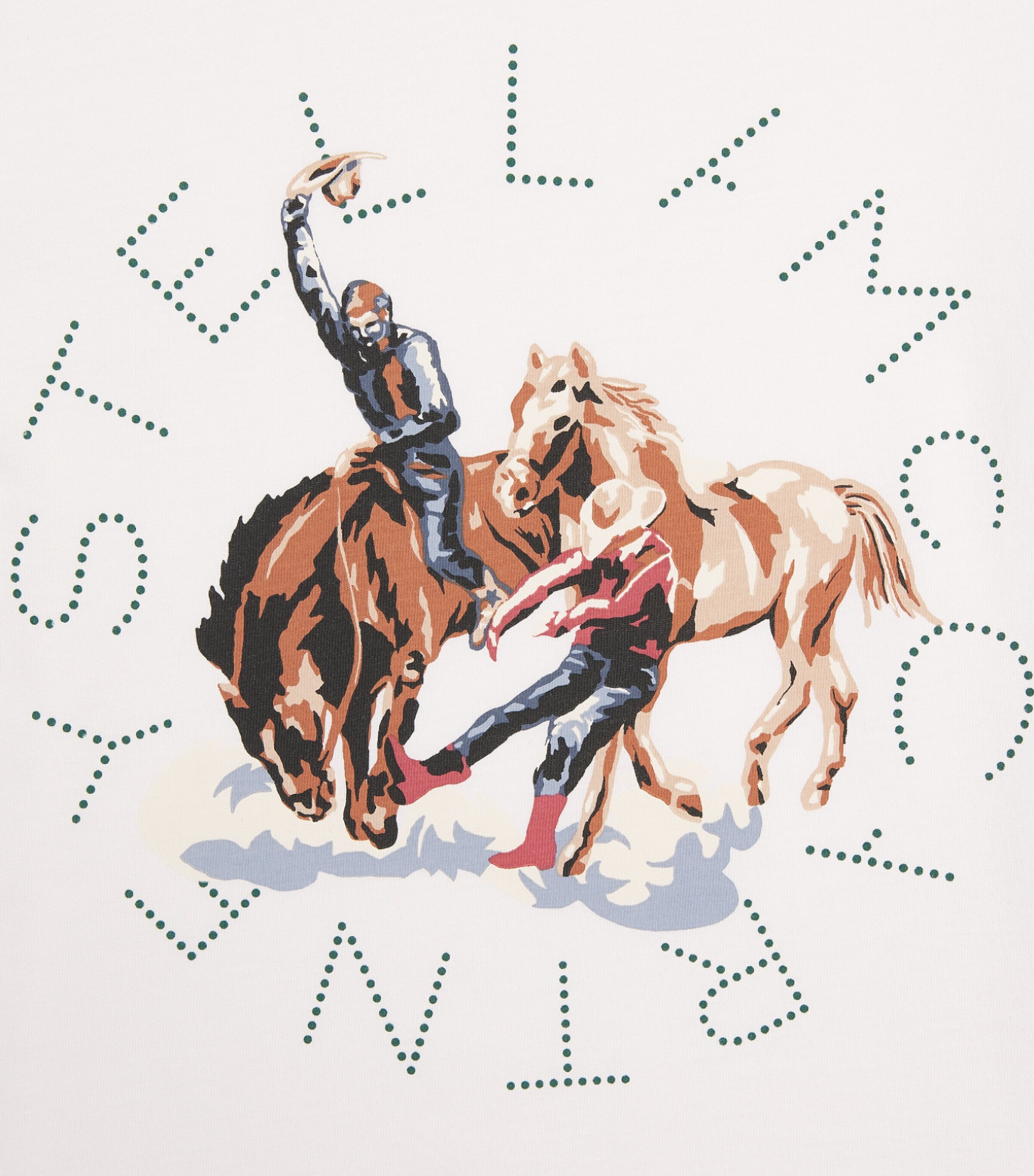 Stella McCartney Kids Organic Cotton Cowboy T-Shirt (2-14 Years) — foto 3