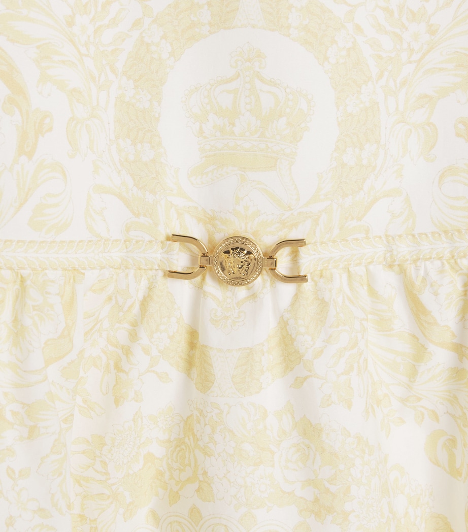 Cotton Poplin Barocco Dress (12 Months - 5 Years) 5Y570 WSHED OUT GOLD Image 3