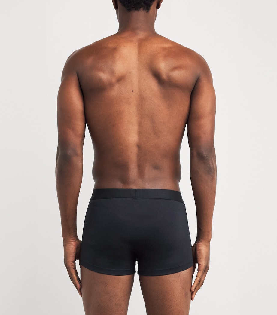 Sea Island Cotton Trunks BLACK Image 3