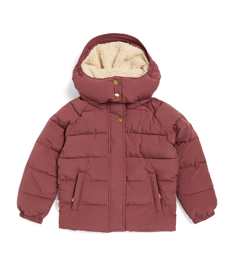Lunar Puffer Jacket (3-4 Years) BERRY Image 1