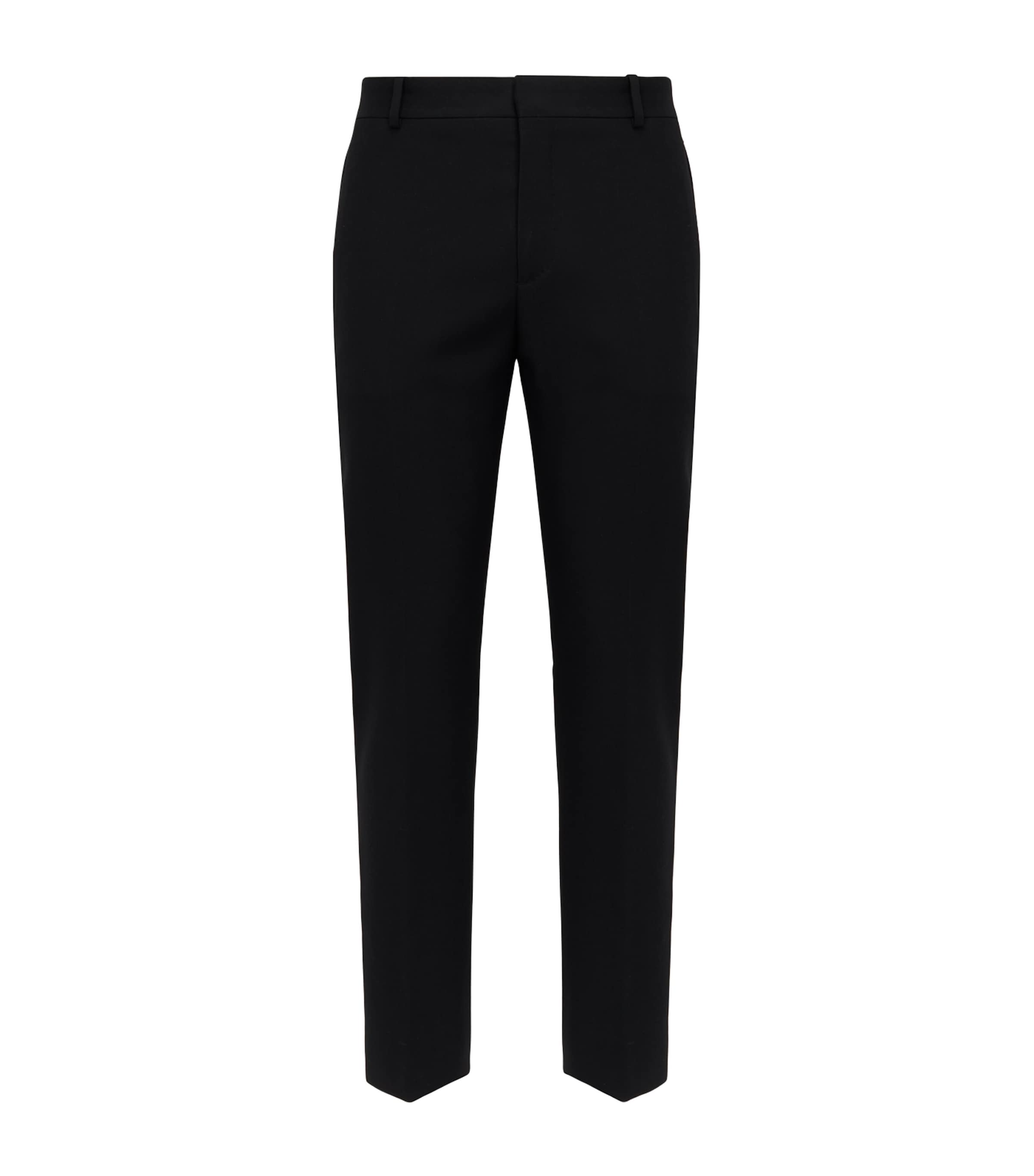 パンツ Alexander Mcqueen Cigarette Trousers In Luxurious Wool Blend McQueen Wool Cigarette Trousers | Harrods US