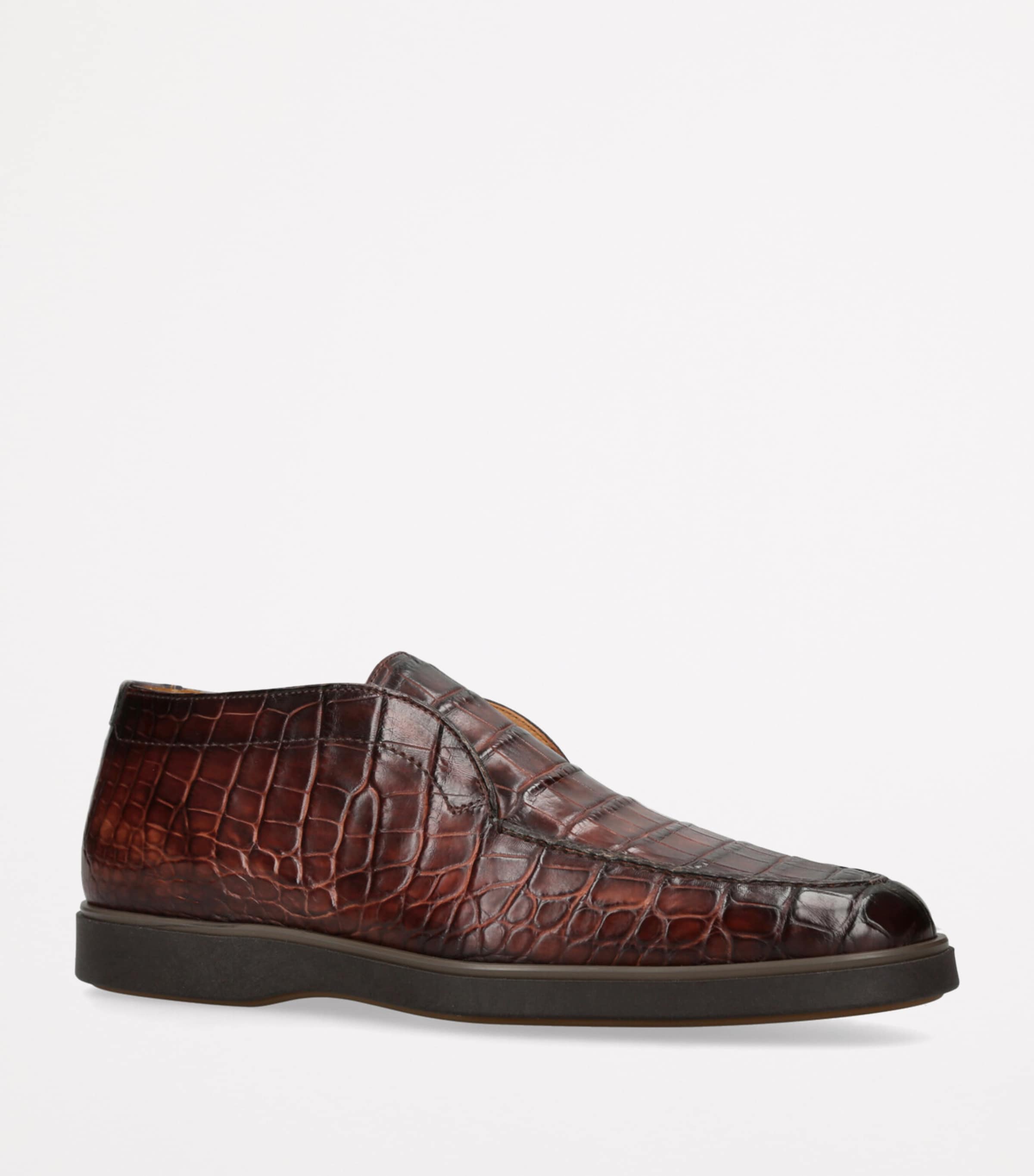 Crocodile Pariaso Mid-Top Loafers BROWN Image 3