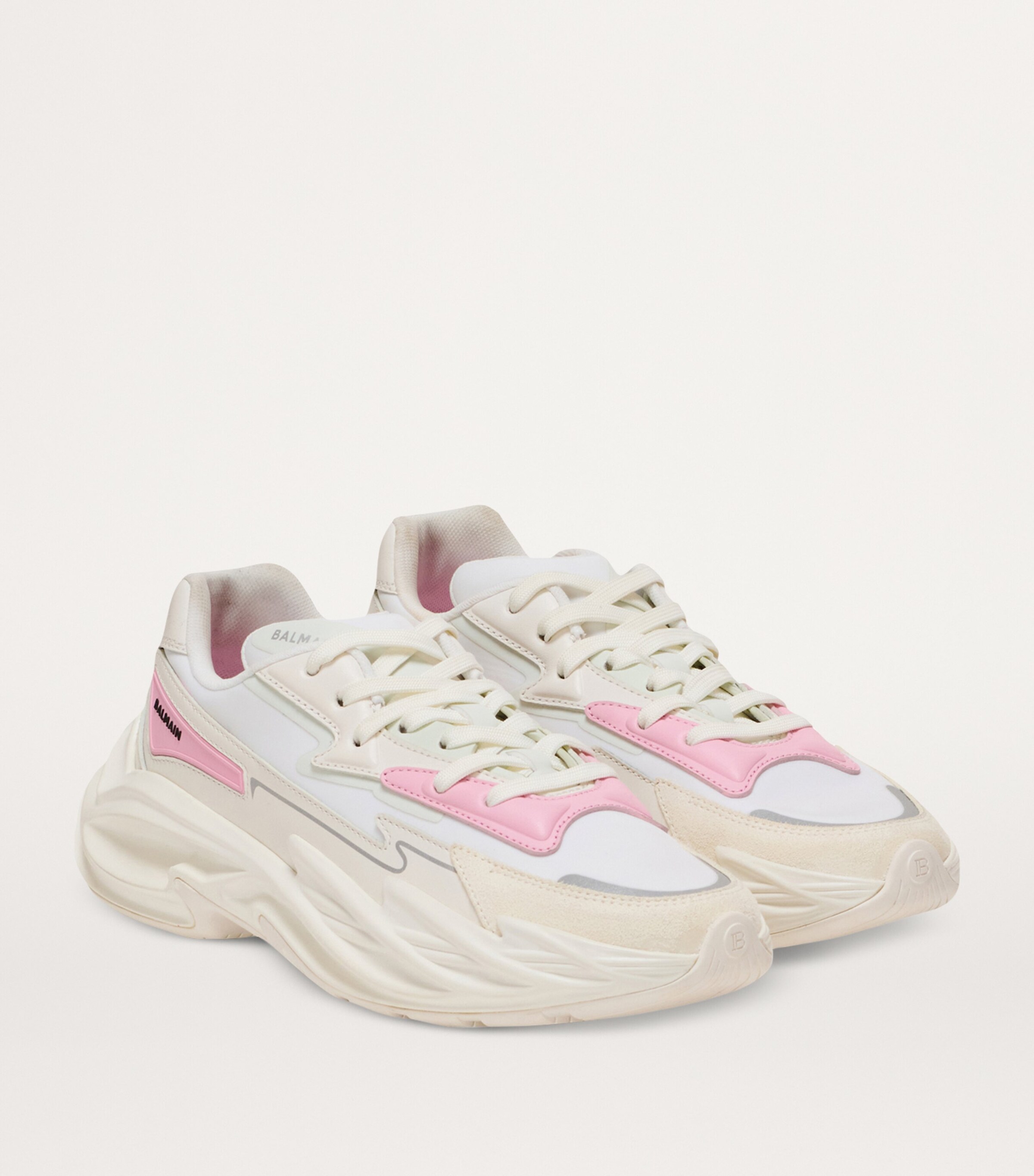 【送料&関税込】Balmain run-row Sneakers Balmain Run-Row Leather Sneakers | Black | FARFETCH