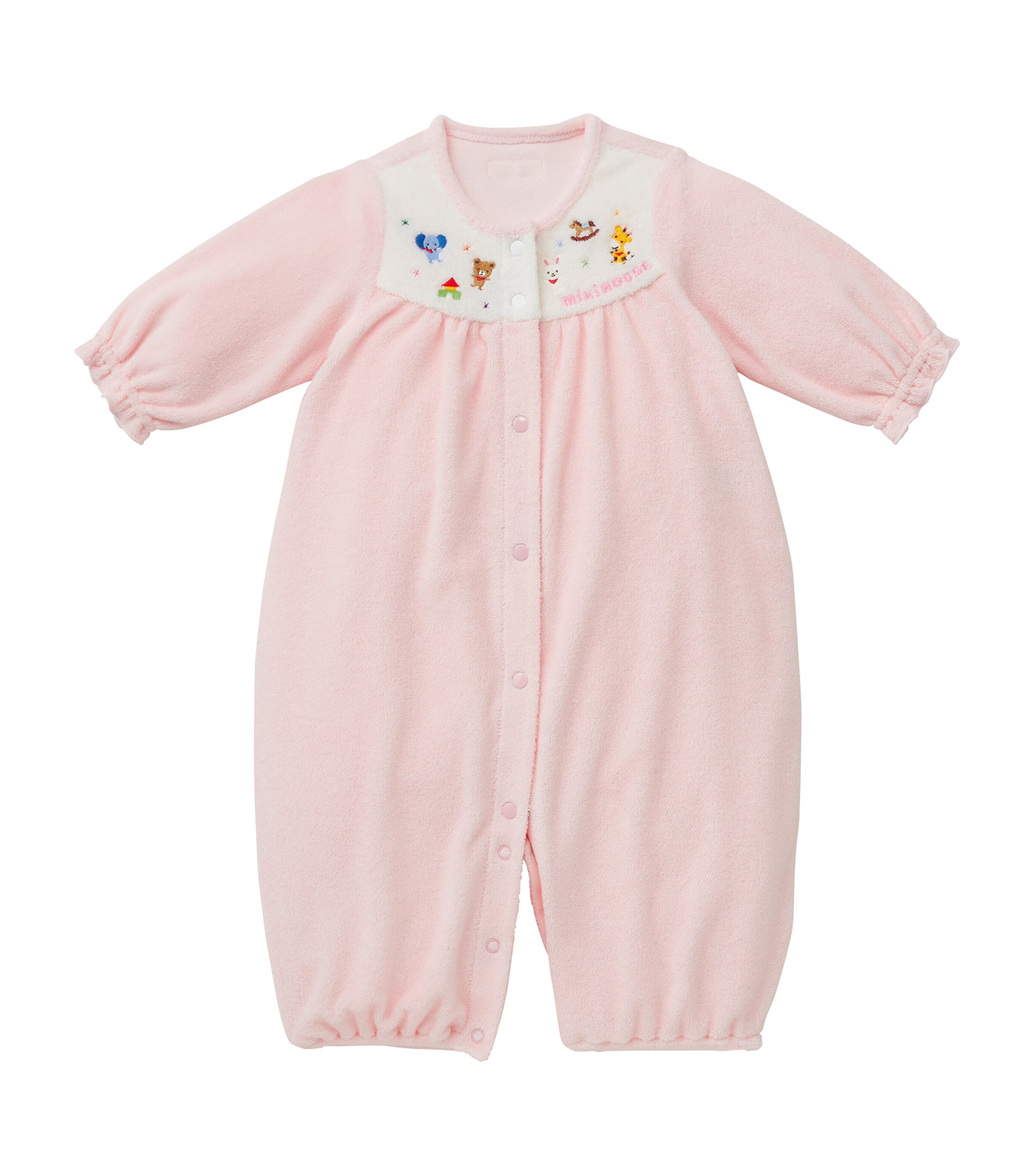 Miki House Cotton-Blend Playsuit (0-3 Months) Image 4