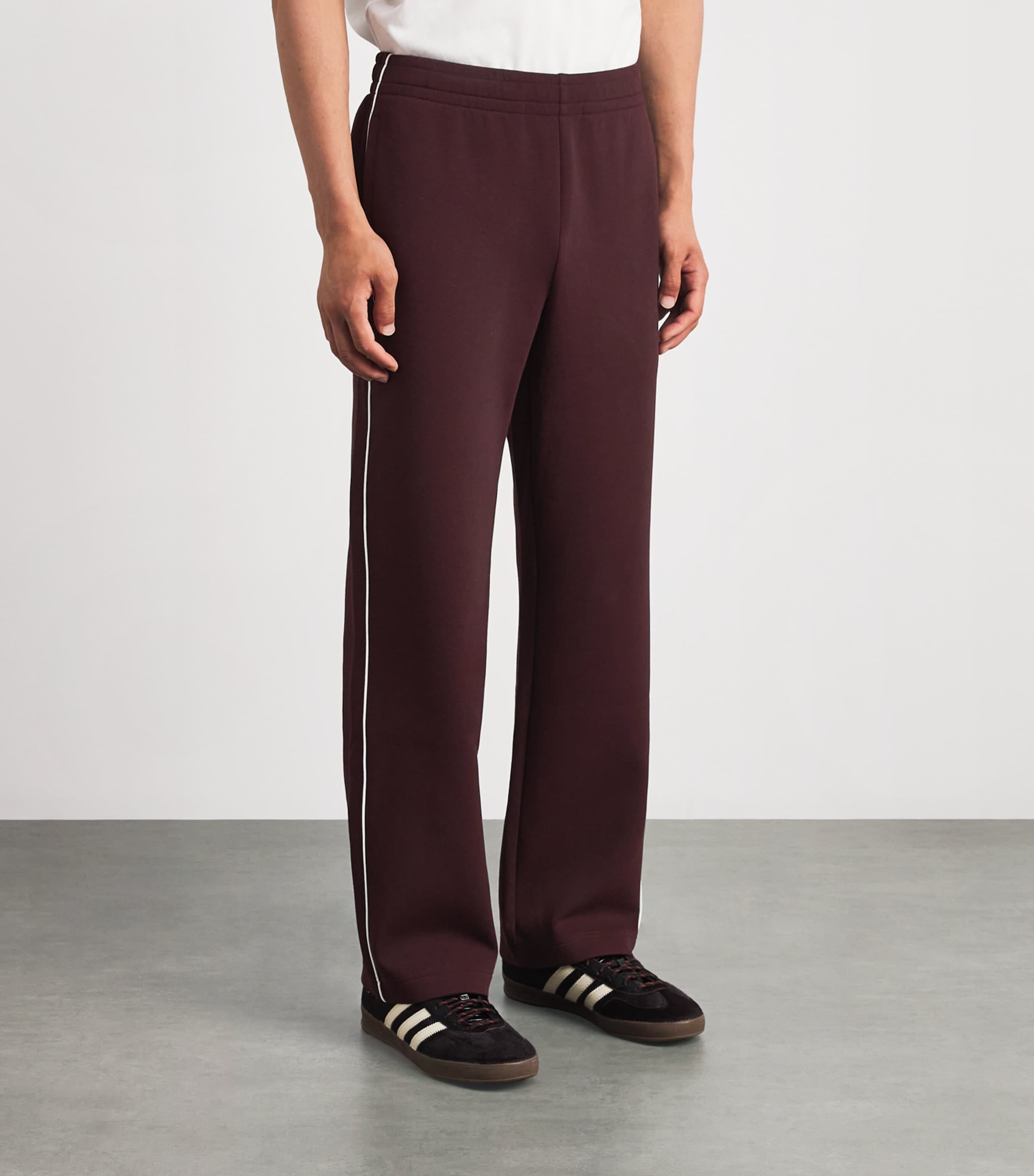 Lacoste Mens Tennis Heritage Sweatpants Oxalis/flour Image 4
