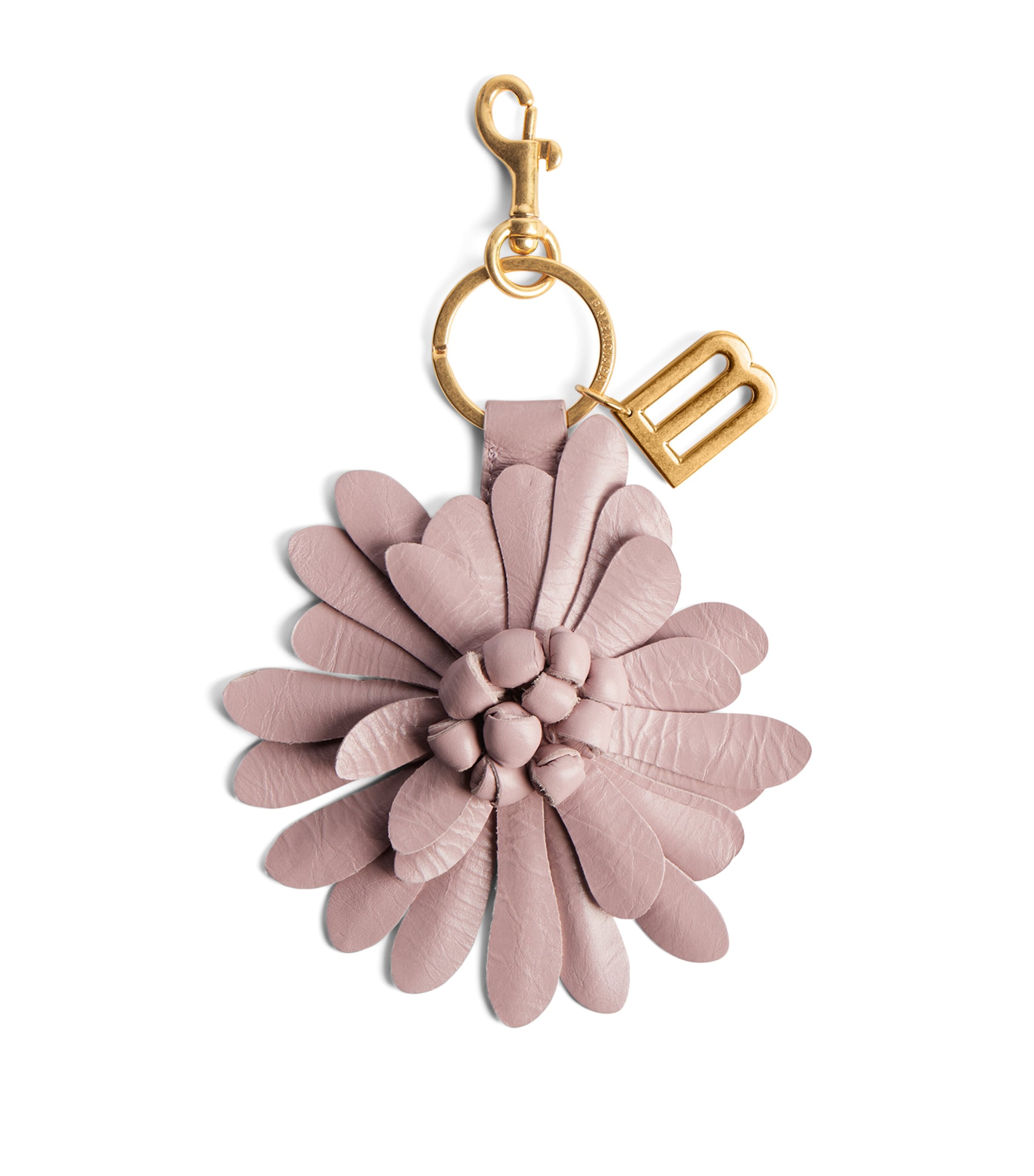 Balenciaga Leather Flower Keychain Image 1