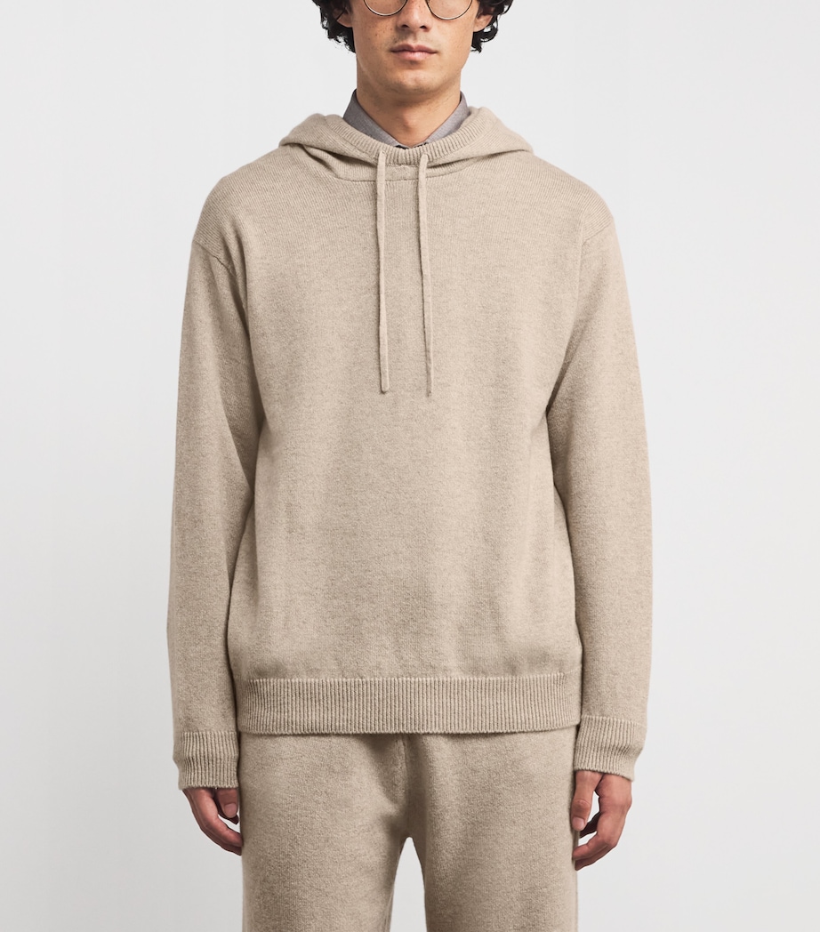 Cashmere Hoodie DARK MEDIUM DYED Image 3