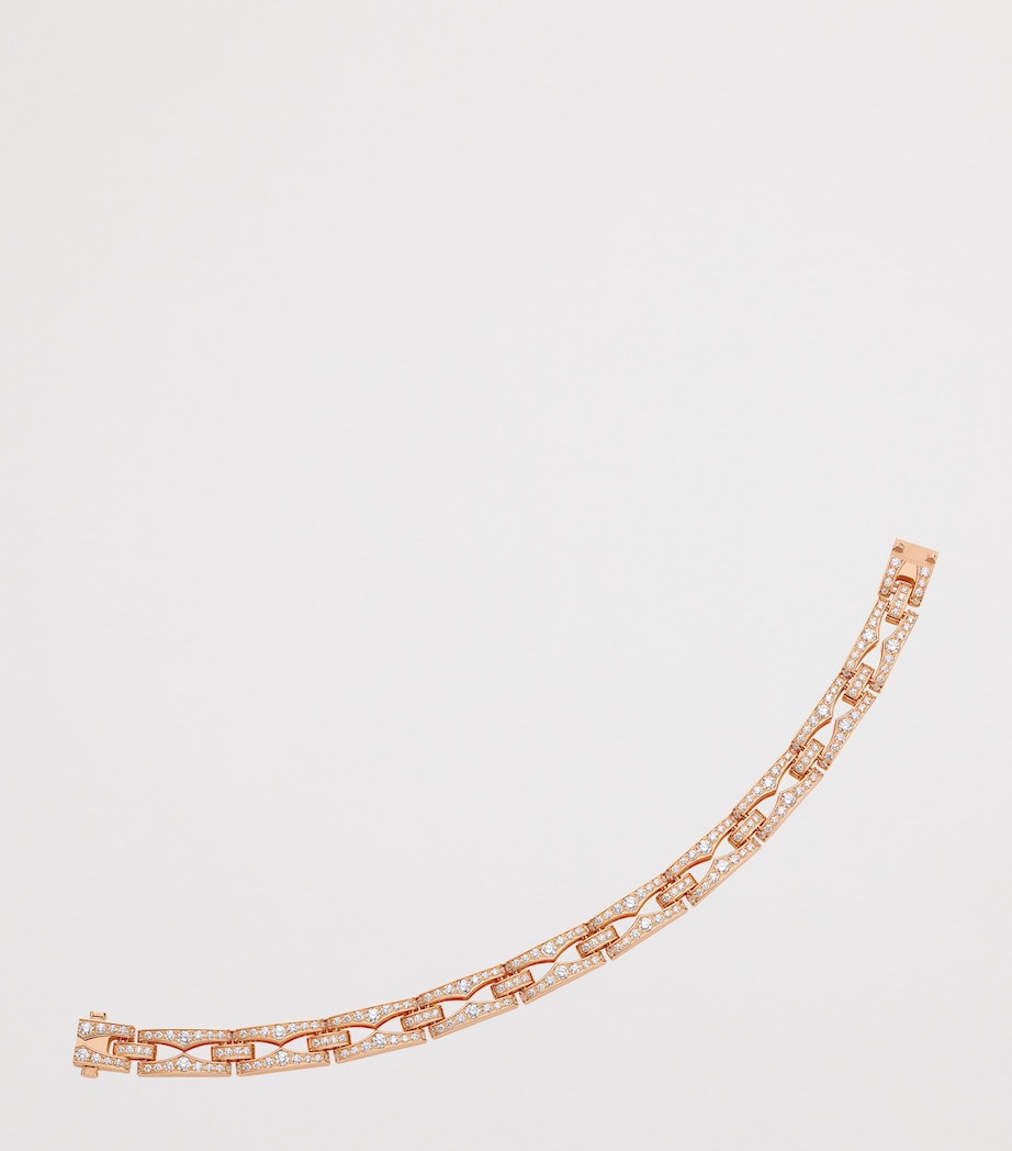 Bvlgari Rose Gold and Diamond B.zero1 Rock Bracelet Gold Image 3