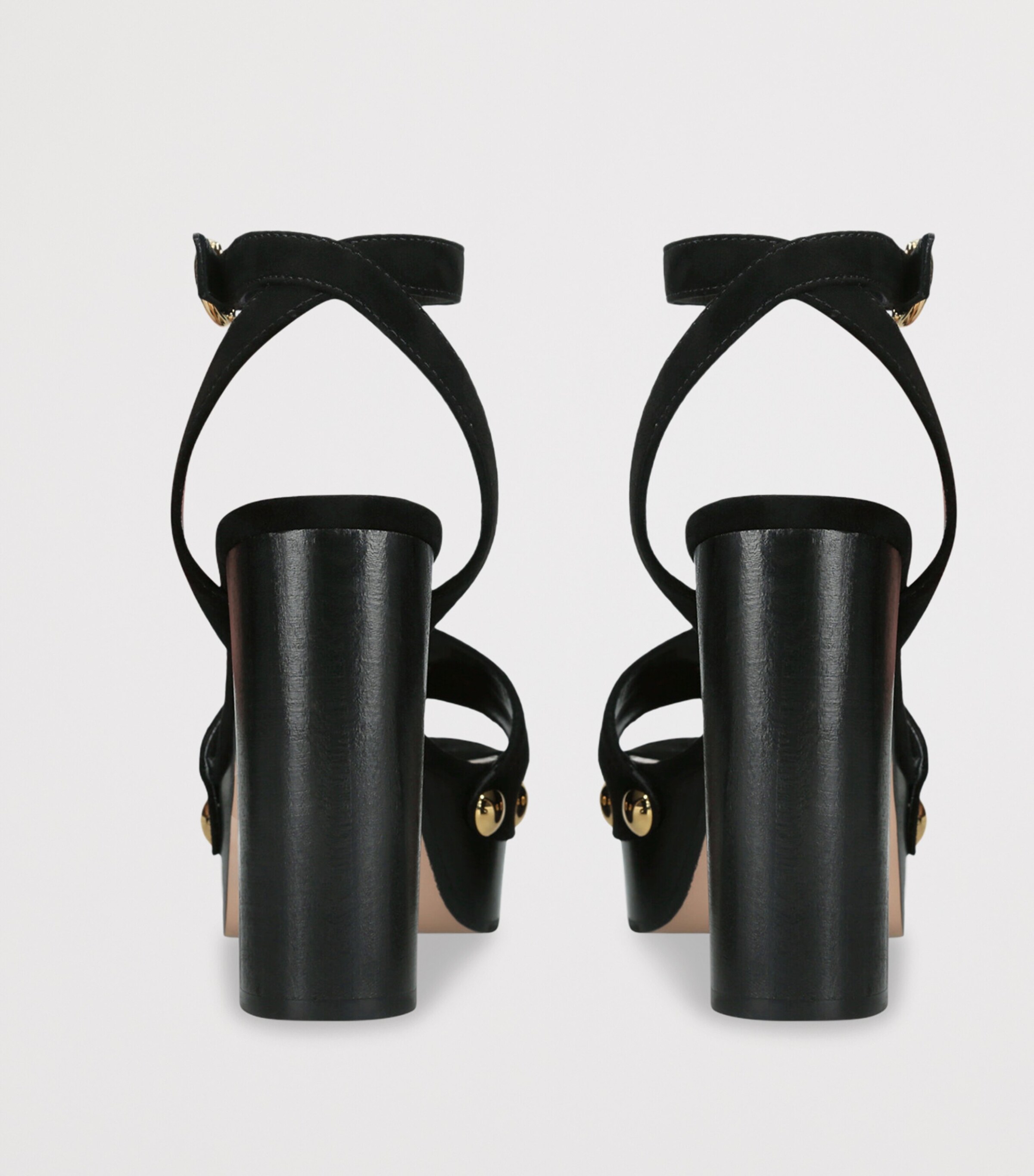 Gianvito Rossi Suede Ardéa Platform Sandals 70 Black Image 4