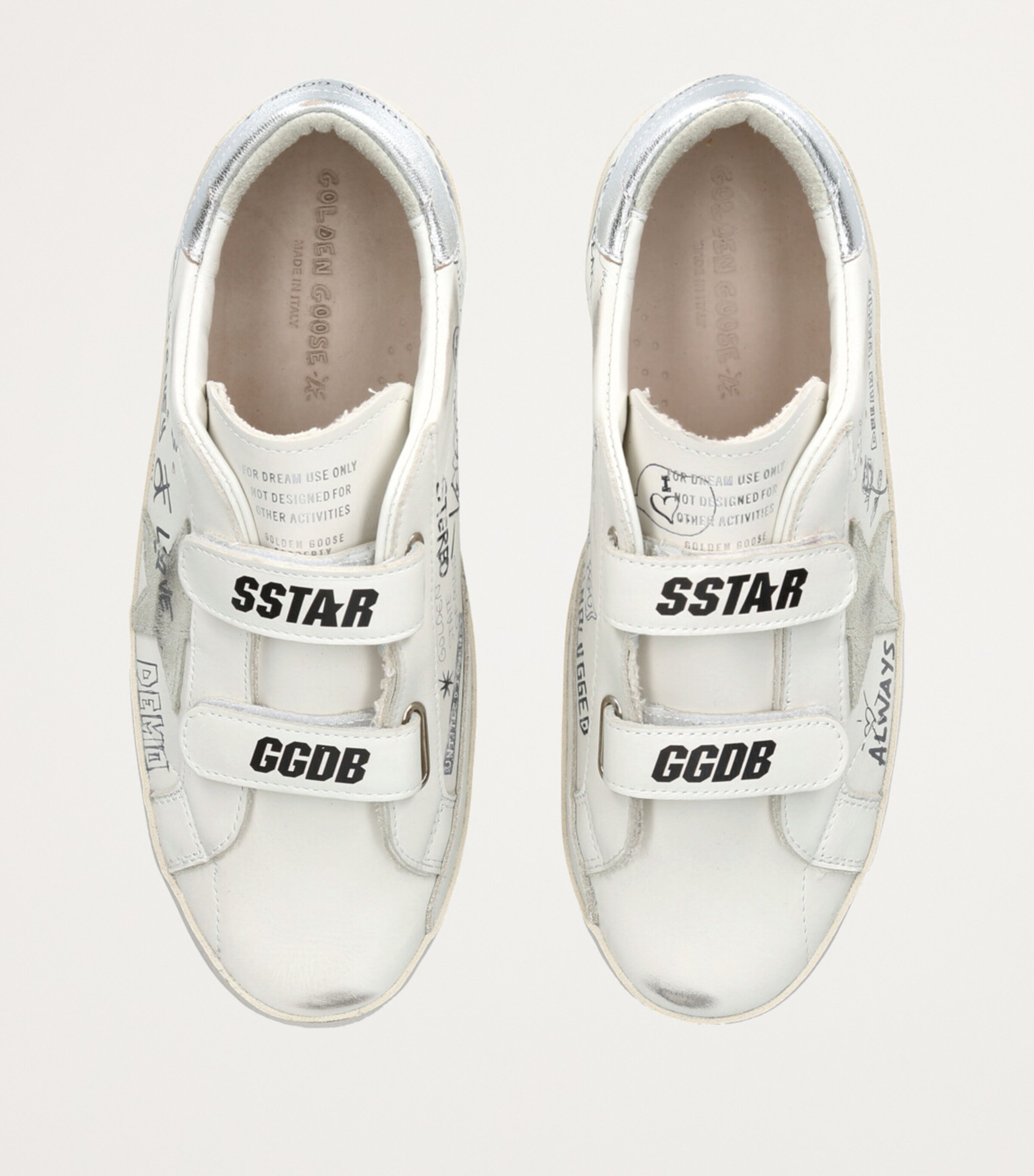 Leather Old School Sneakers WHITE/OTH Image 4