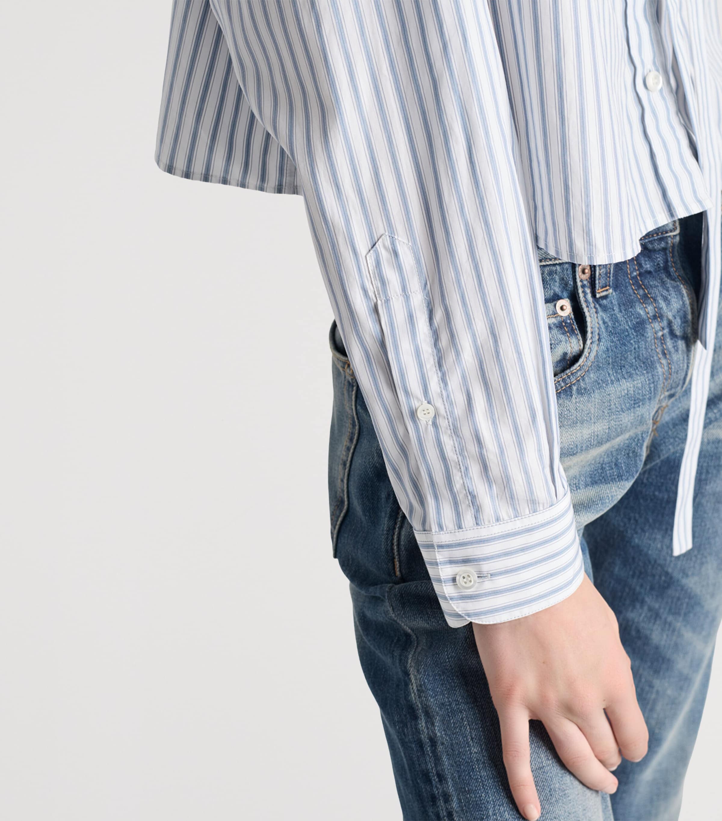 Stripe Poplin Shirt F0637 Image 4