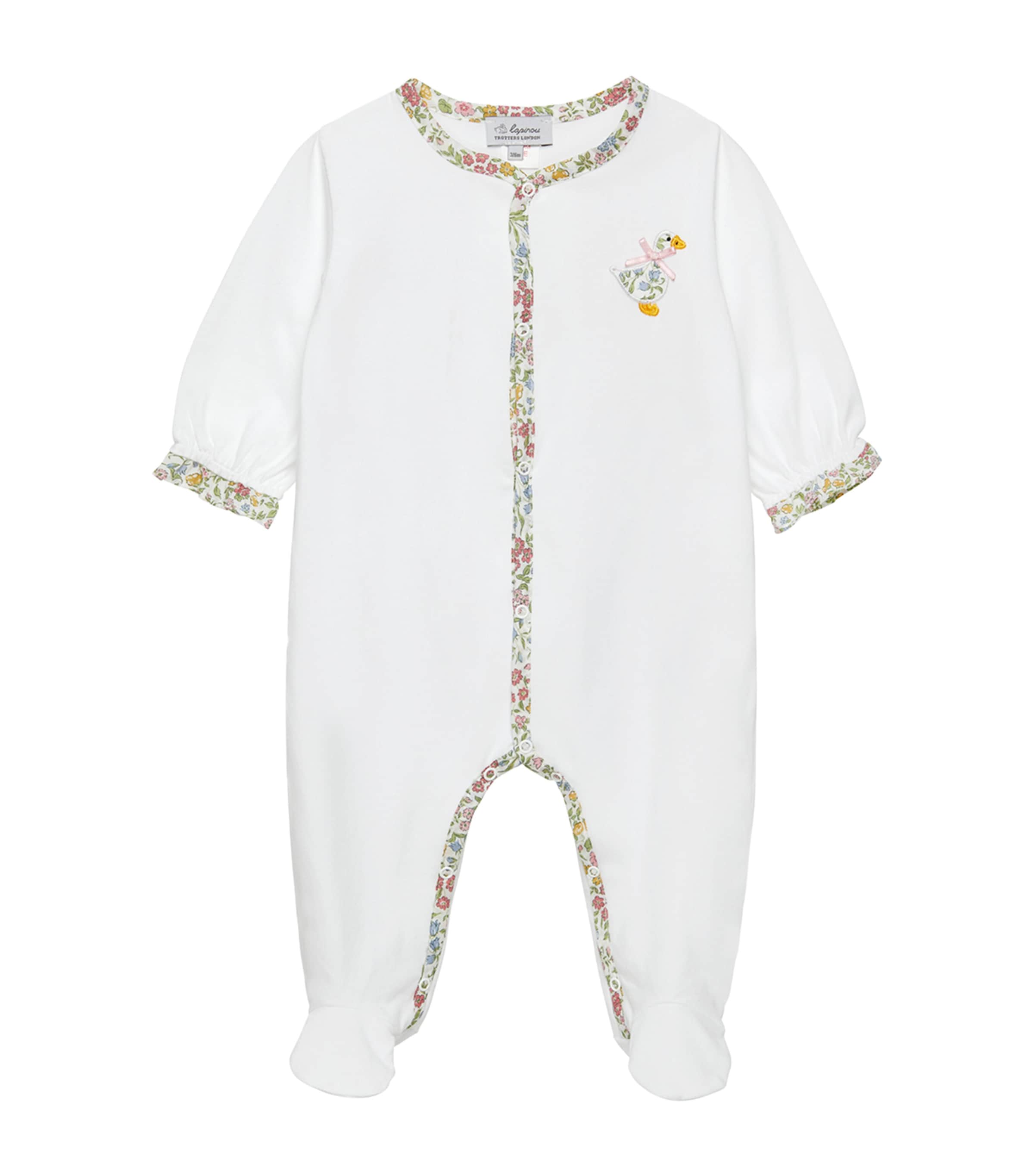 Trotters Lilibet Duck All-in-one In White