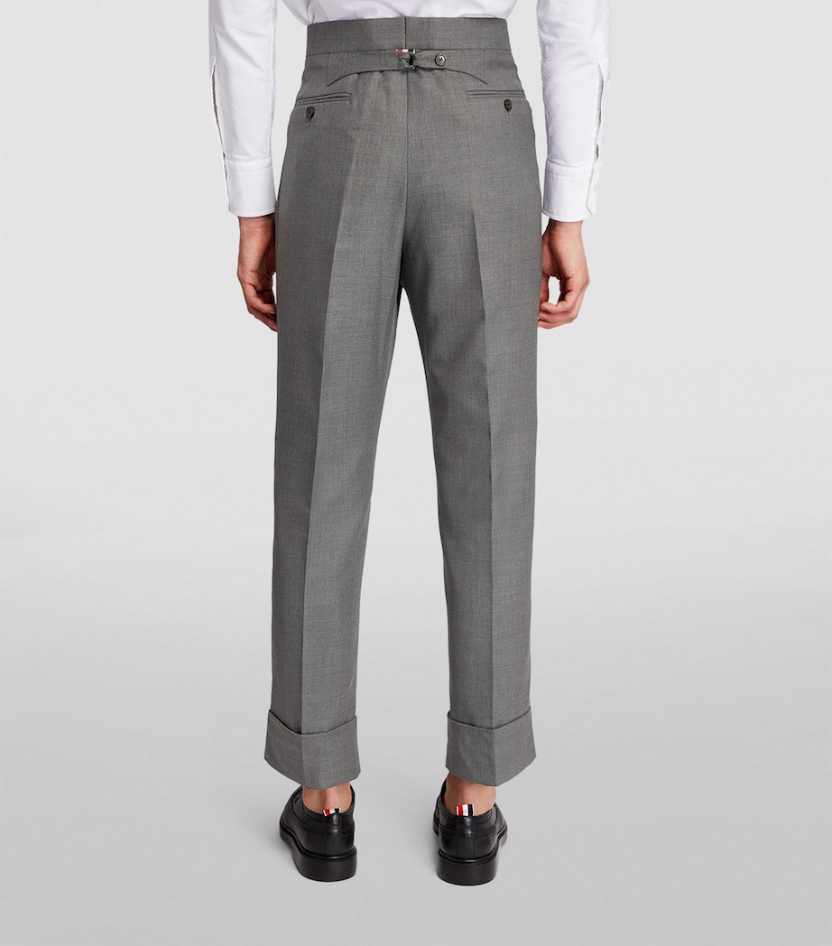 Wool Tailored Trousers MED GREY Image 4