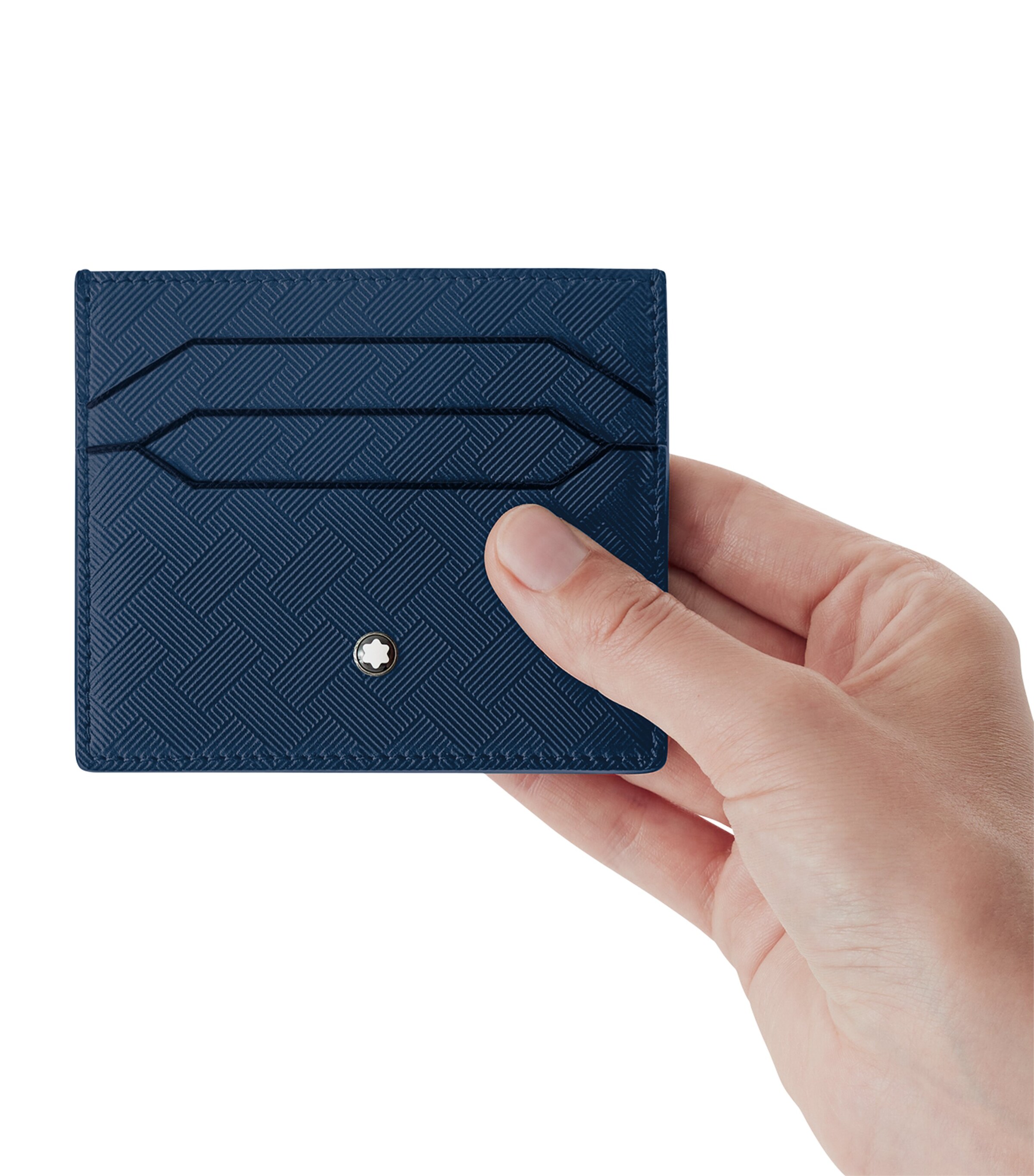 Montblanc Leather Extreme 3.0 6cc Card Holder Ink Blue Image 2