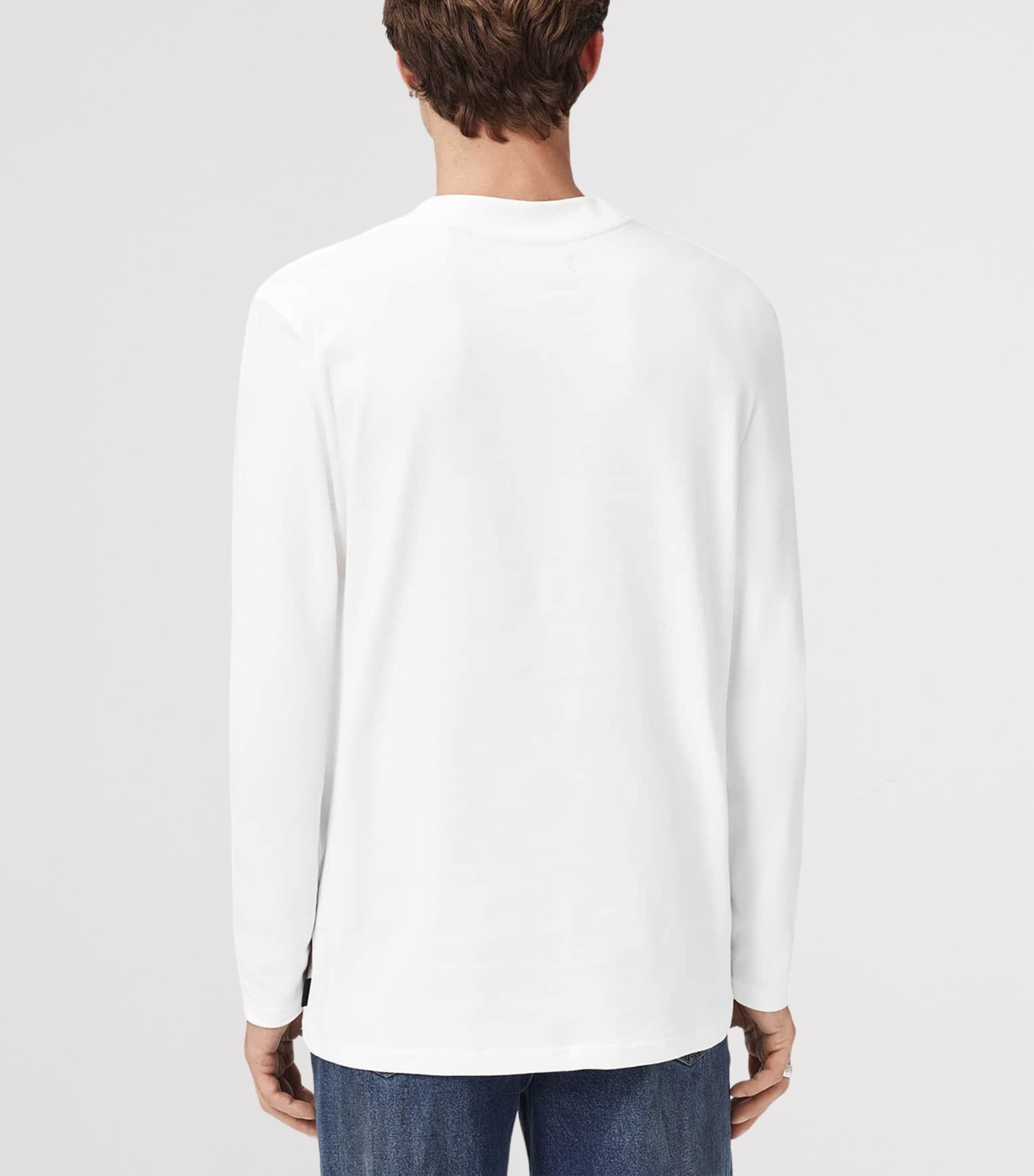 Organic Cotton Long-Sleeve Nero T-Shirt CHALK WHITE Image 5