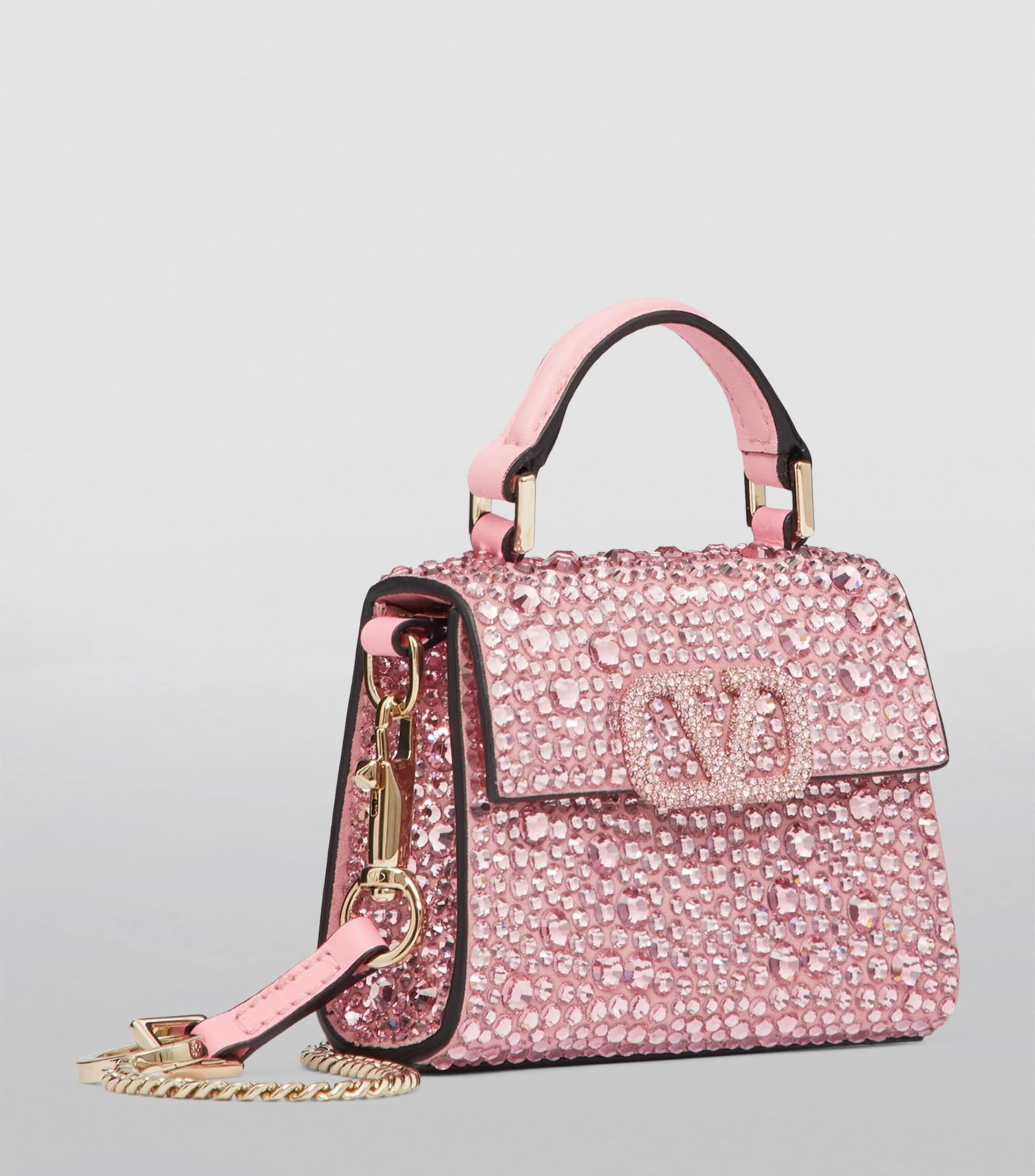 Valentino Garavani Mini Embellished VSLING Top-Handle Bag