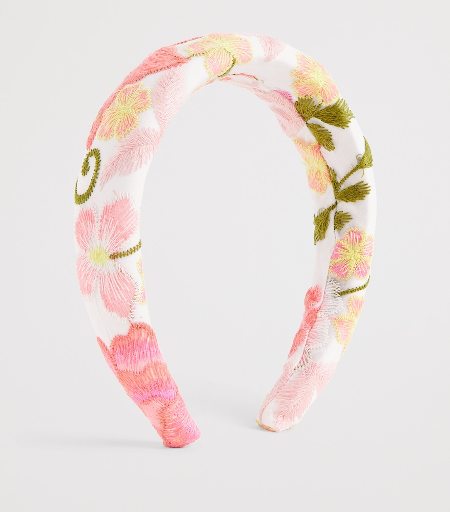 MARLO Embroidered Avery Headband Floral Image 2