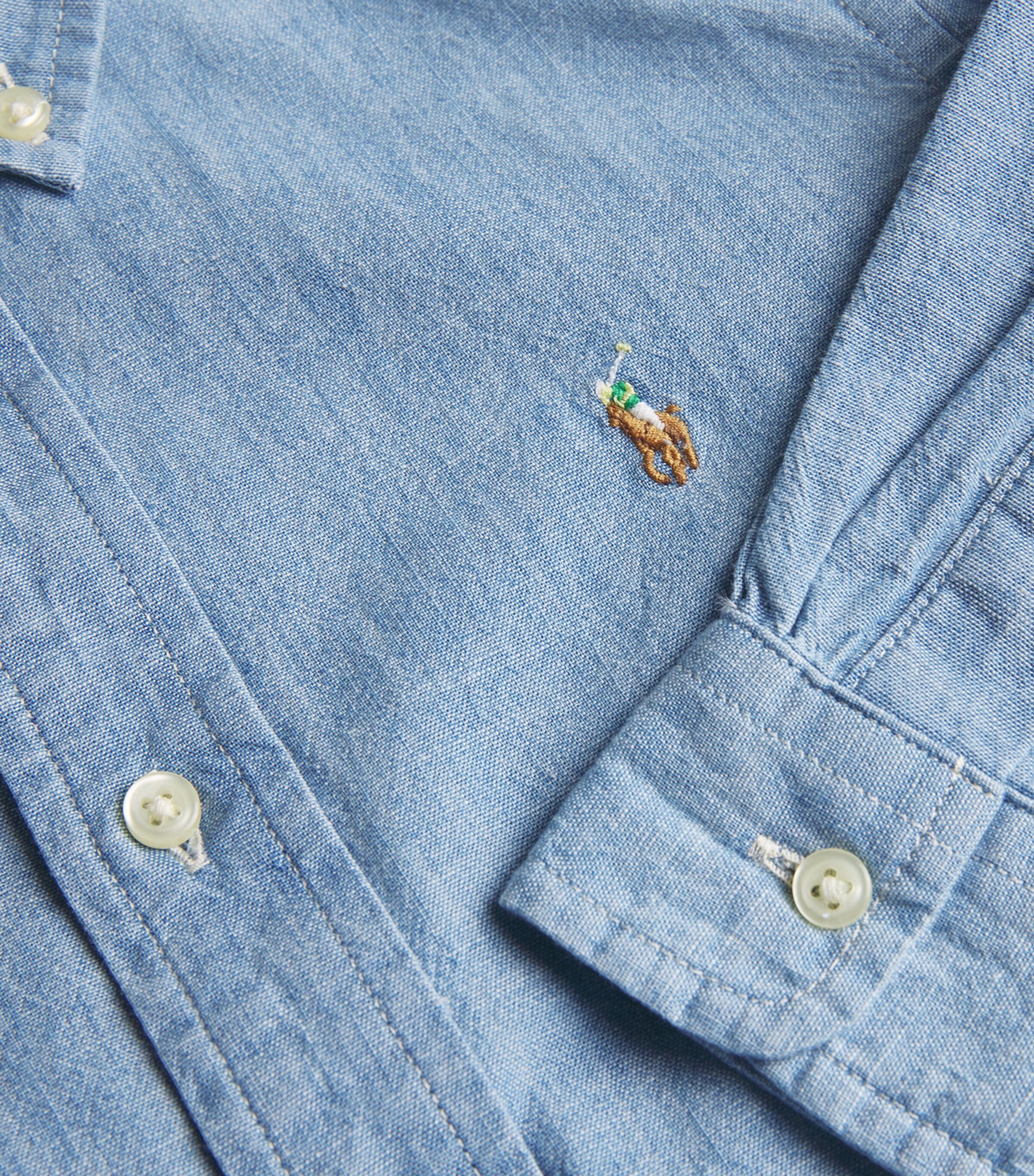 Polo Pony Shirt (6-14 Years) LT BLUE Image 3