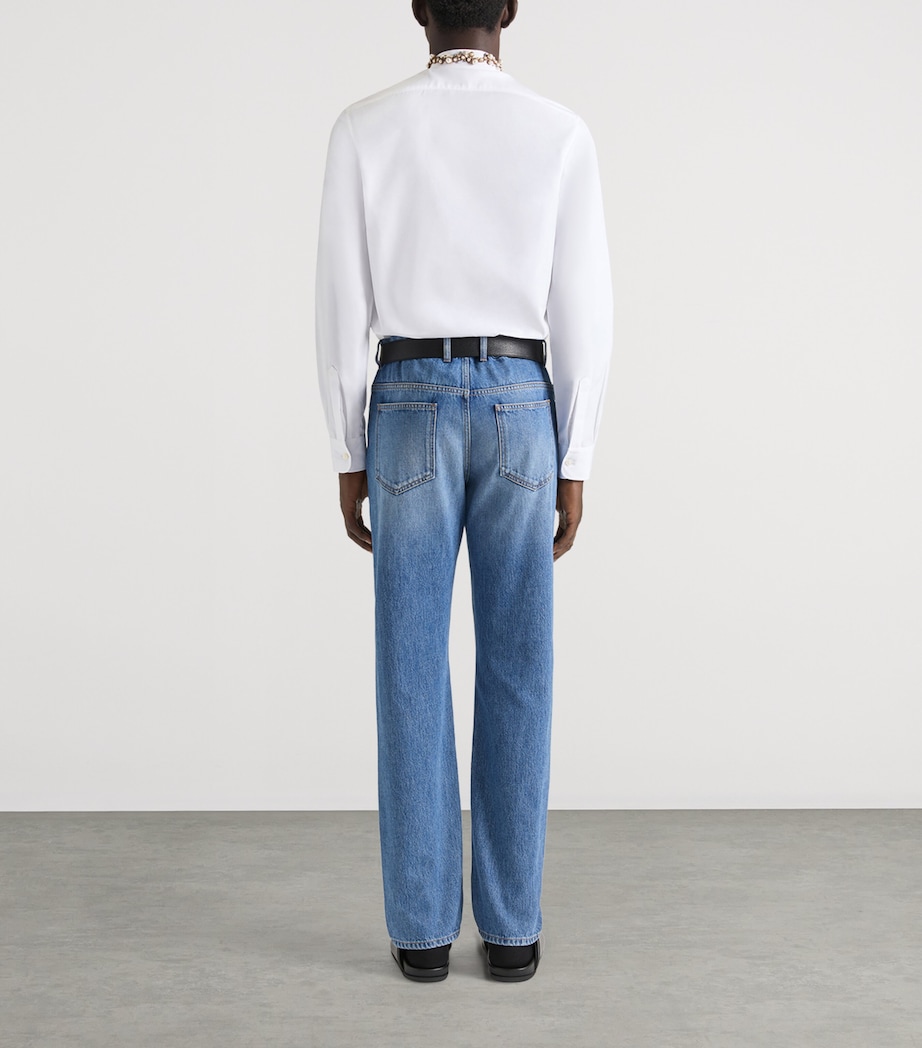 Straight Jeans MEDIUM BLUE Image 4