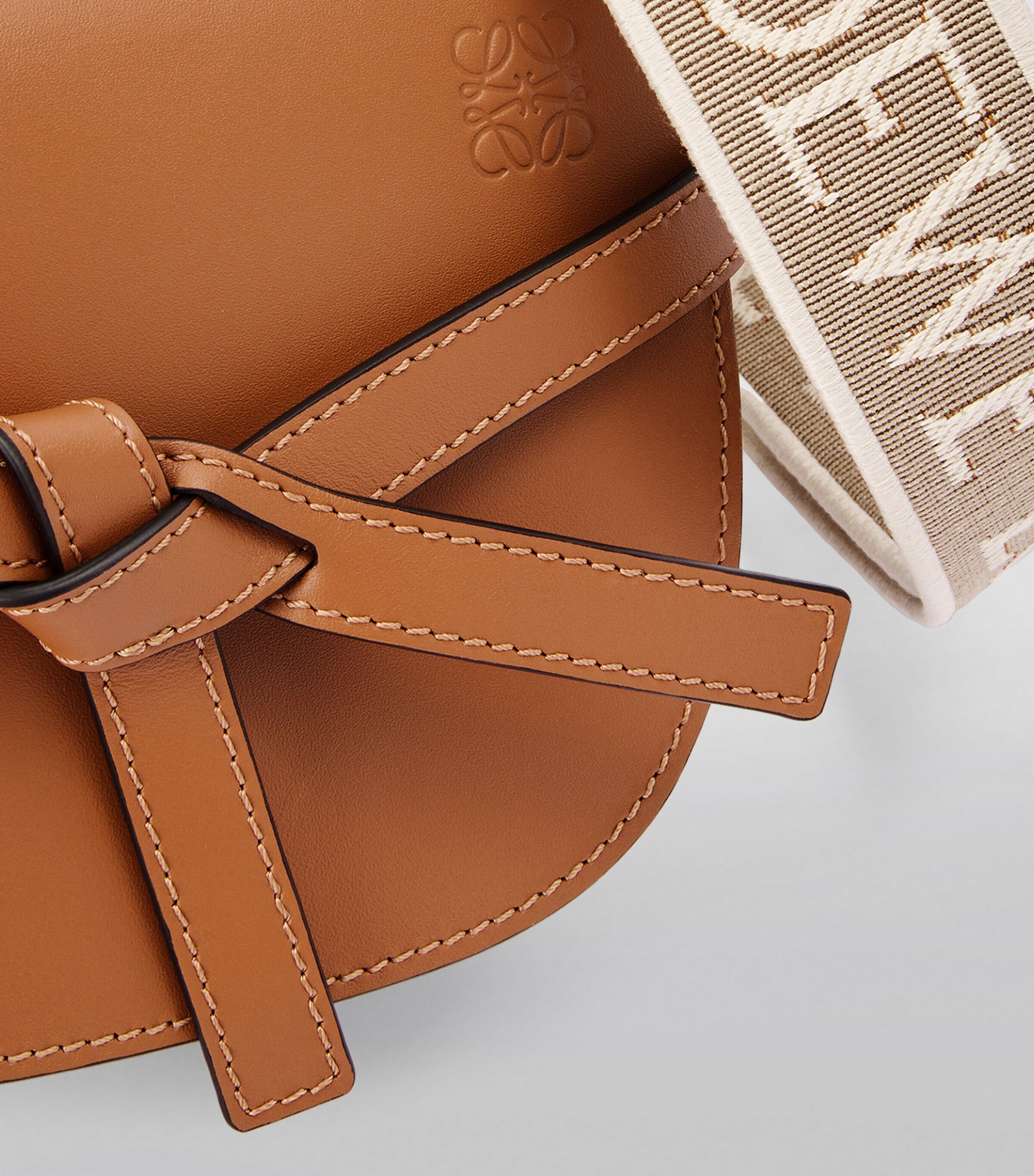 LOEWE Mini Gate Dual Bag Tan Image 7