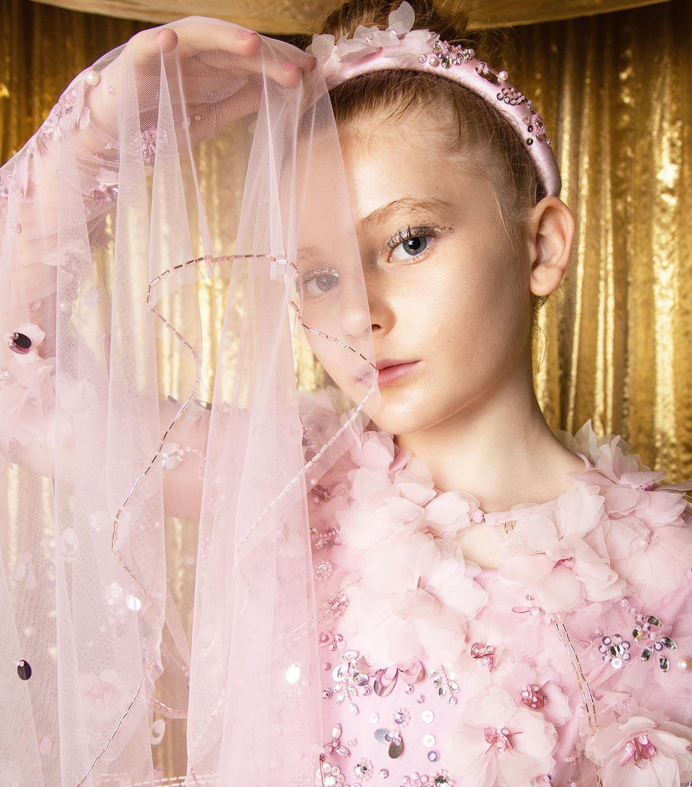 Embellished Zahra Cape FAIRY FLOSS Image 4