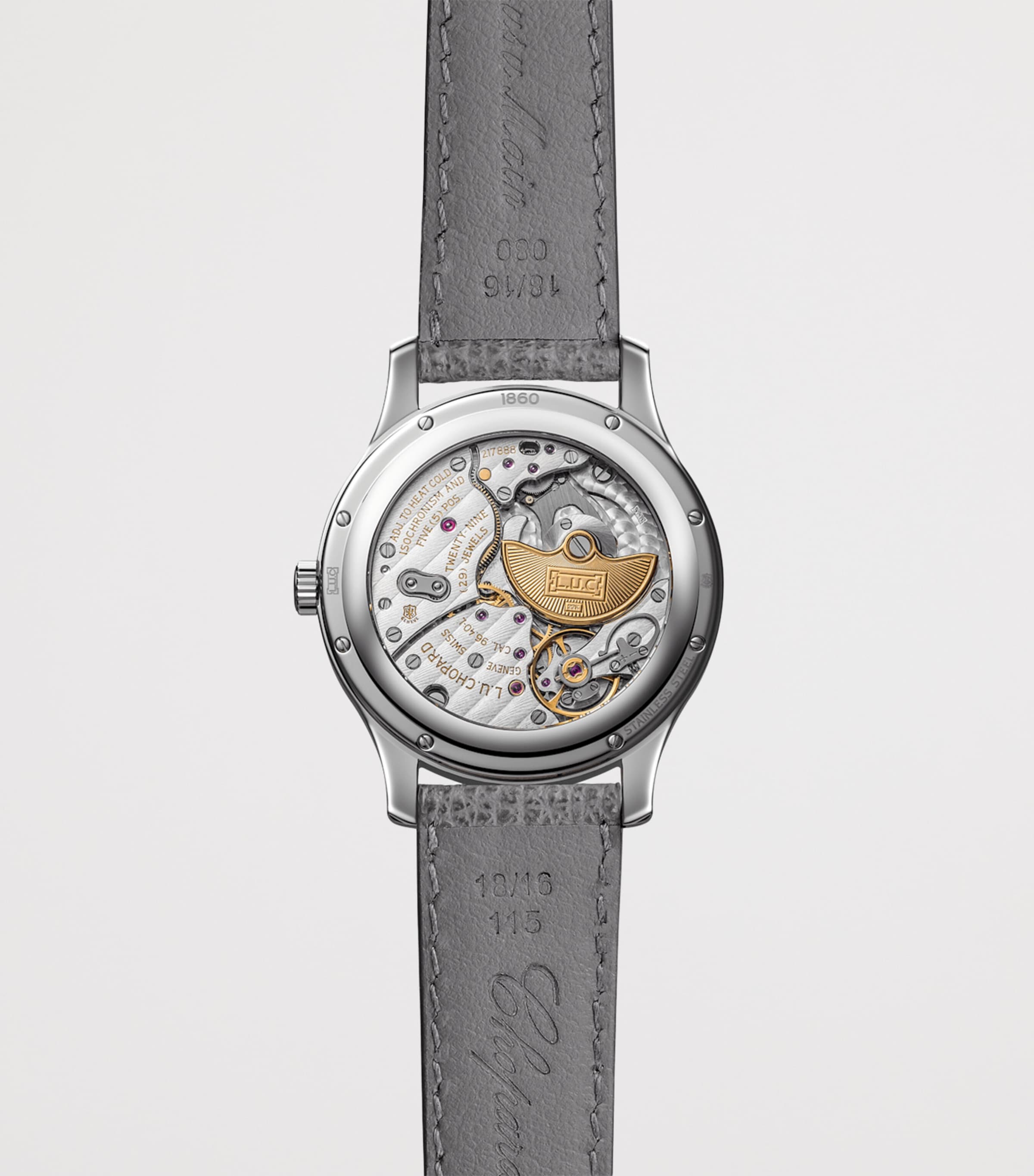 Lucent Steel L.U.C 1860 Watch 36.5mm STAINLESS STEEL Image 2