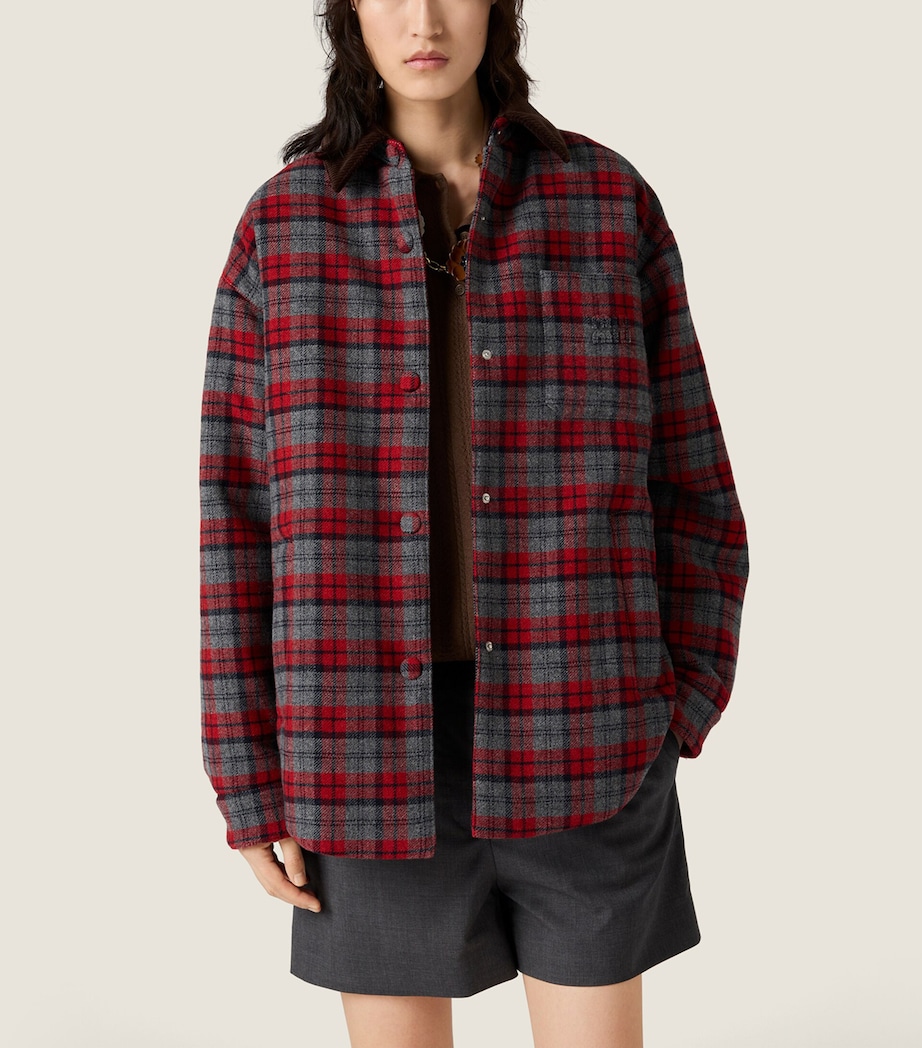 Padded Check Jacket F0I14 Image 5