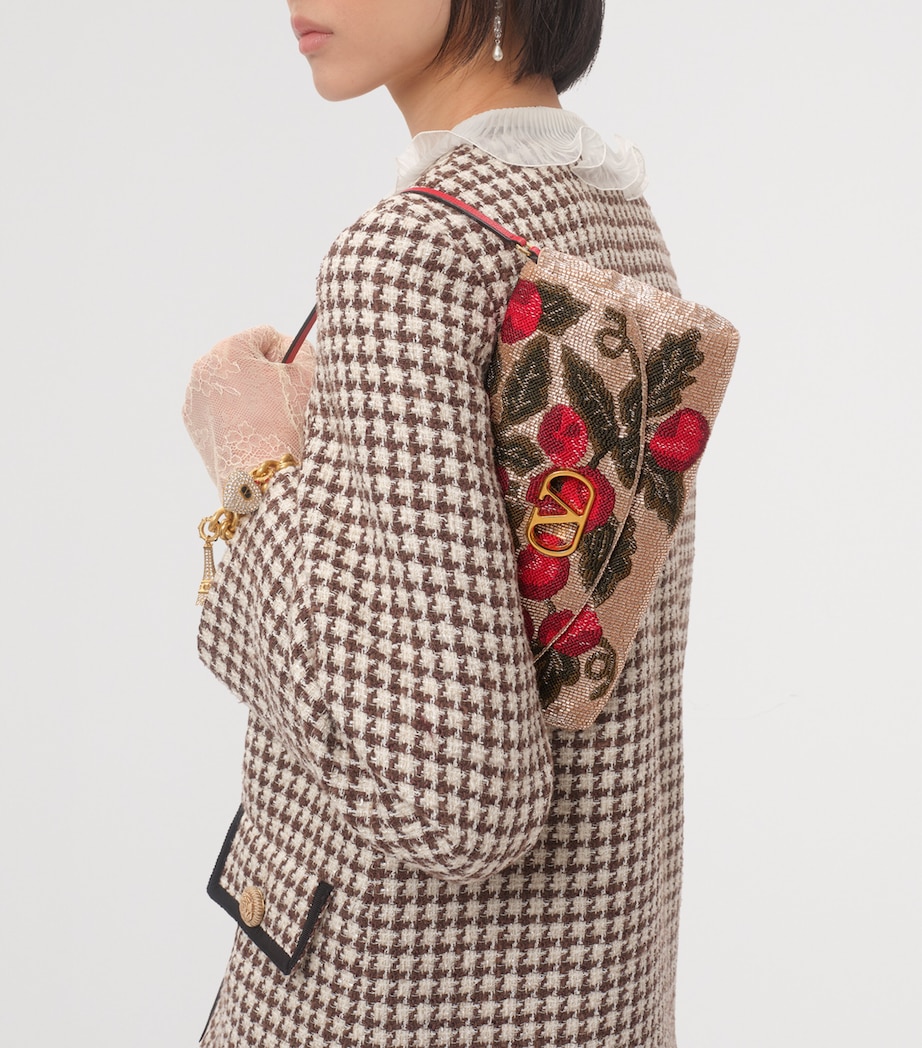 Silk Vain Cherry Clutch Bag BPE Image 2