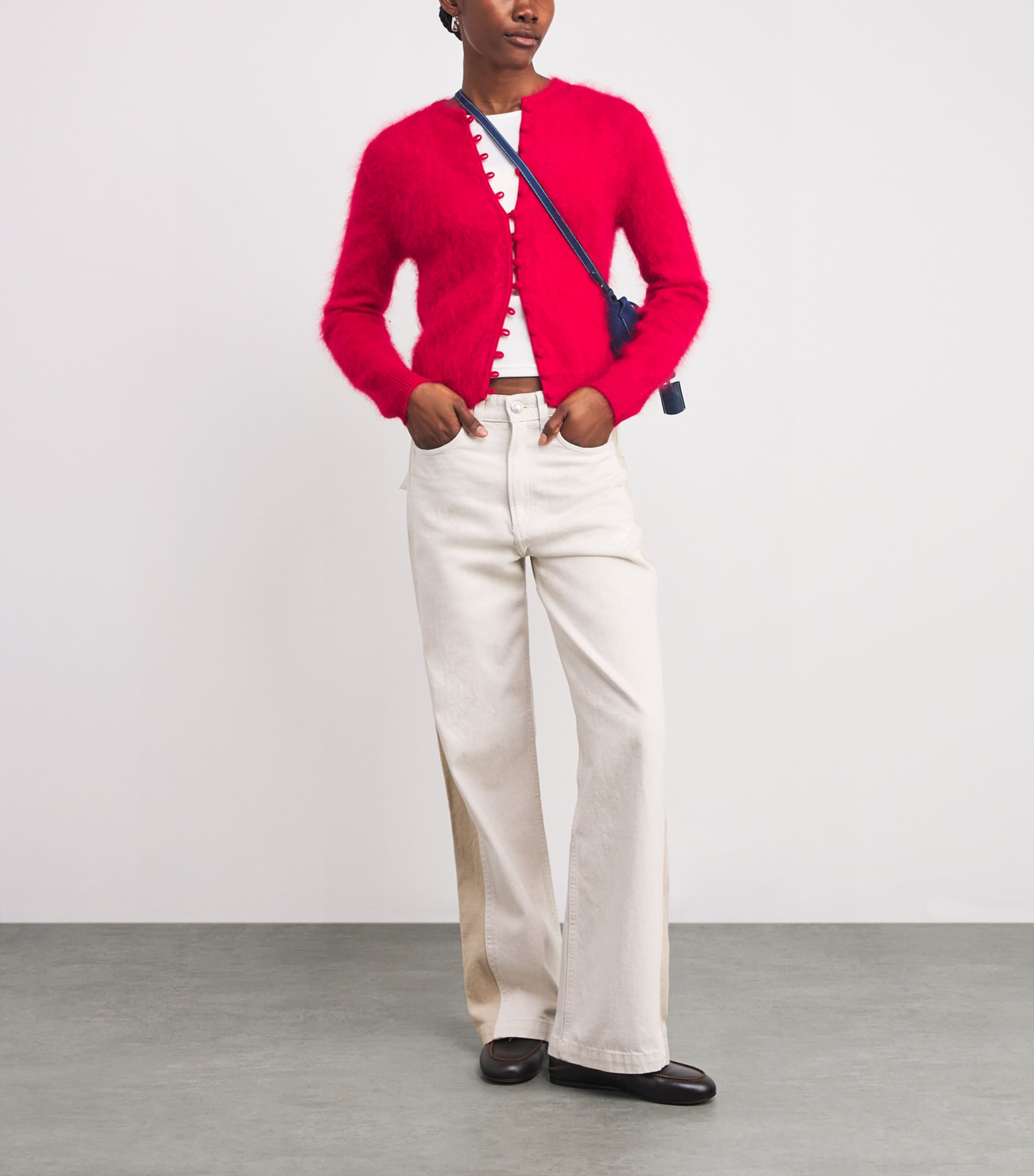 Cashmere Jada Cardigan RED Image 2