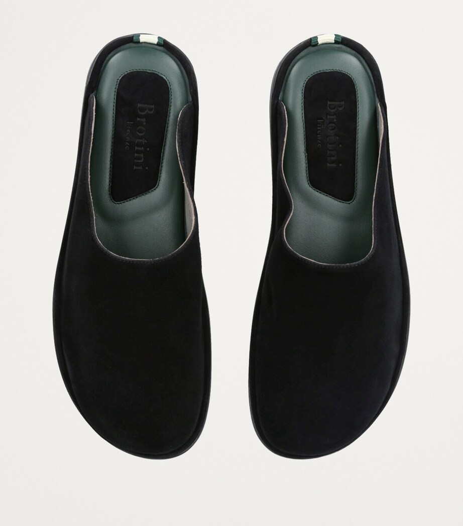 Suede Mules BLACK Image 4