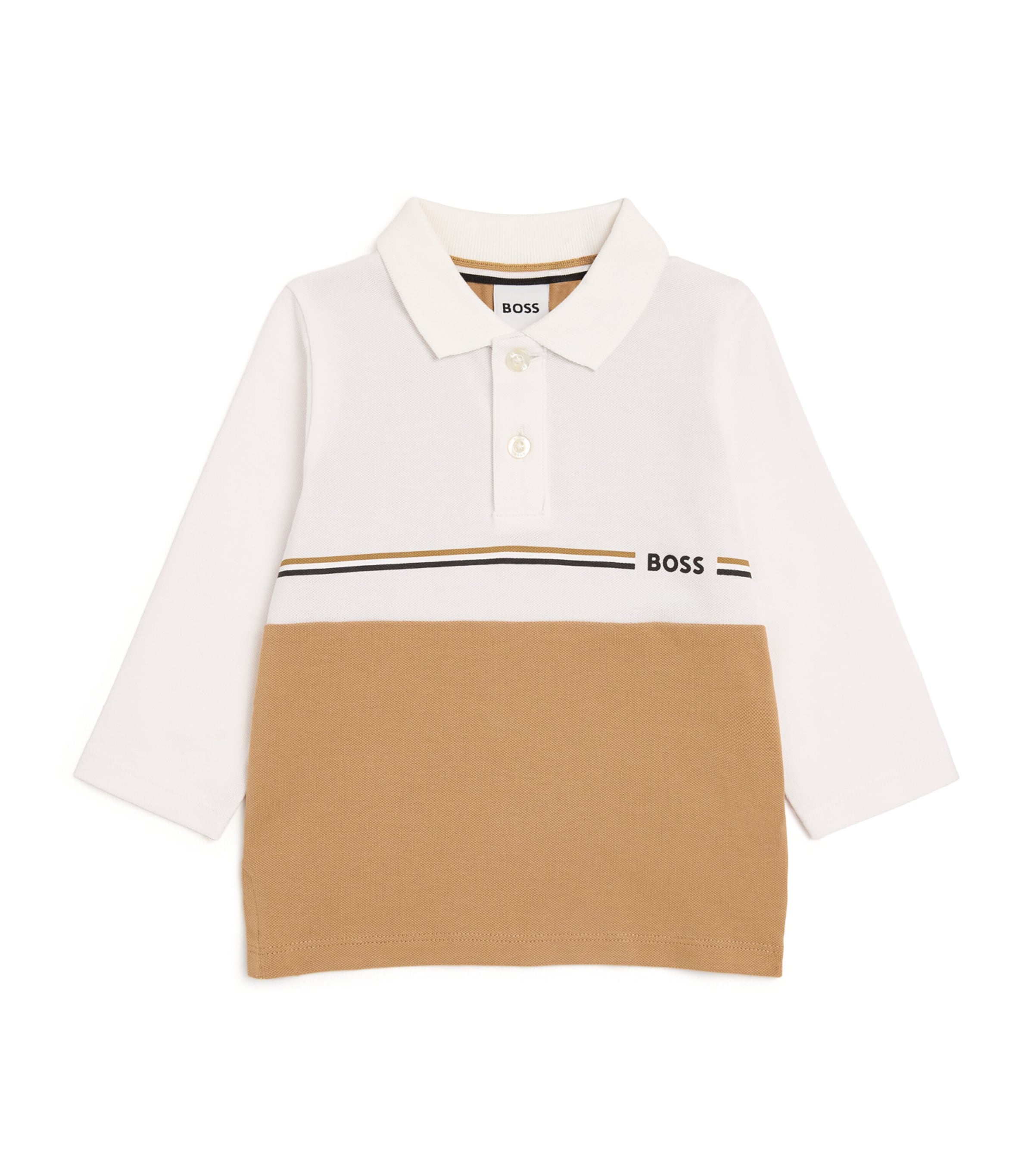 Logo Polo Shirt (3-36 Months) COOKIE Image 1