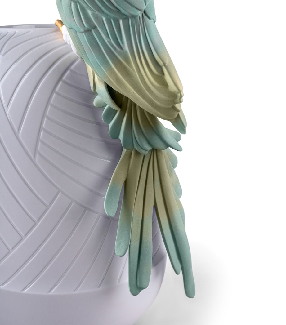 Porcelain Macaw Vase (56cm) NO COLOUR Image 2