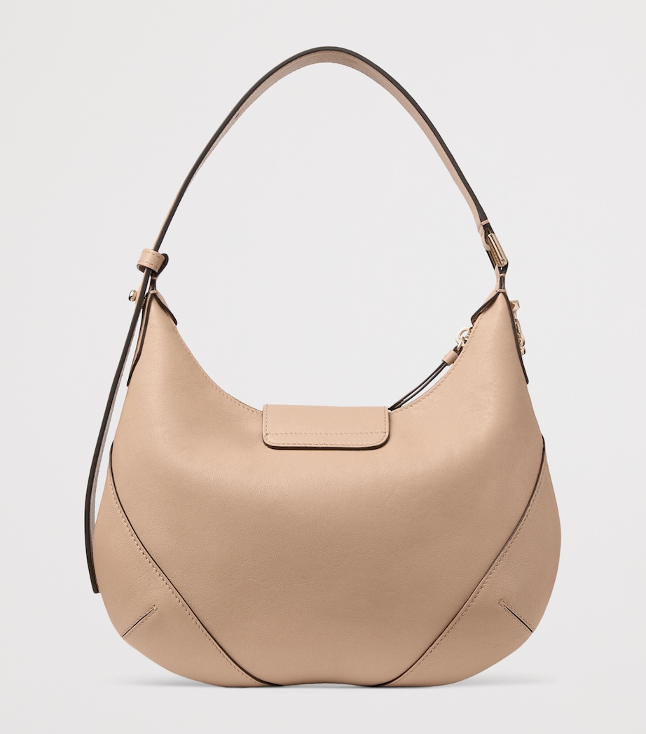 Jimmy Choo Bar Lambskin Shoulder Bag Chai/shiny Gold Image 3