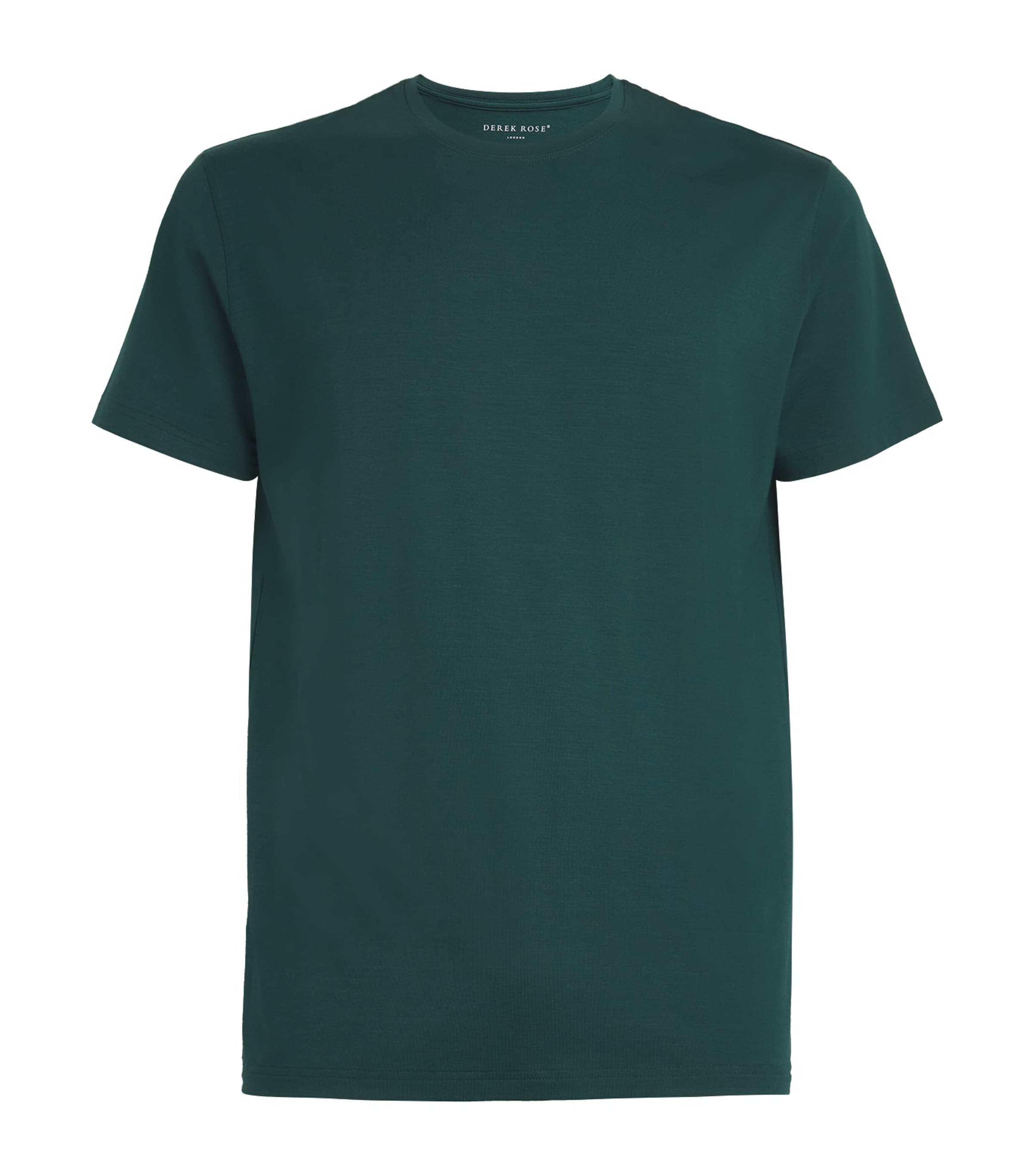 Derek Rose Mens Basel T-Shirt Green Image 1
